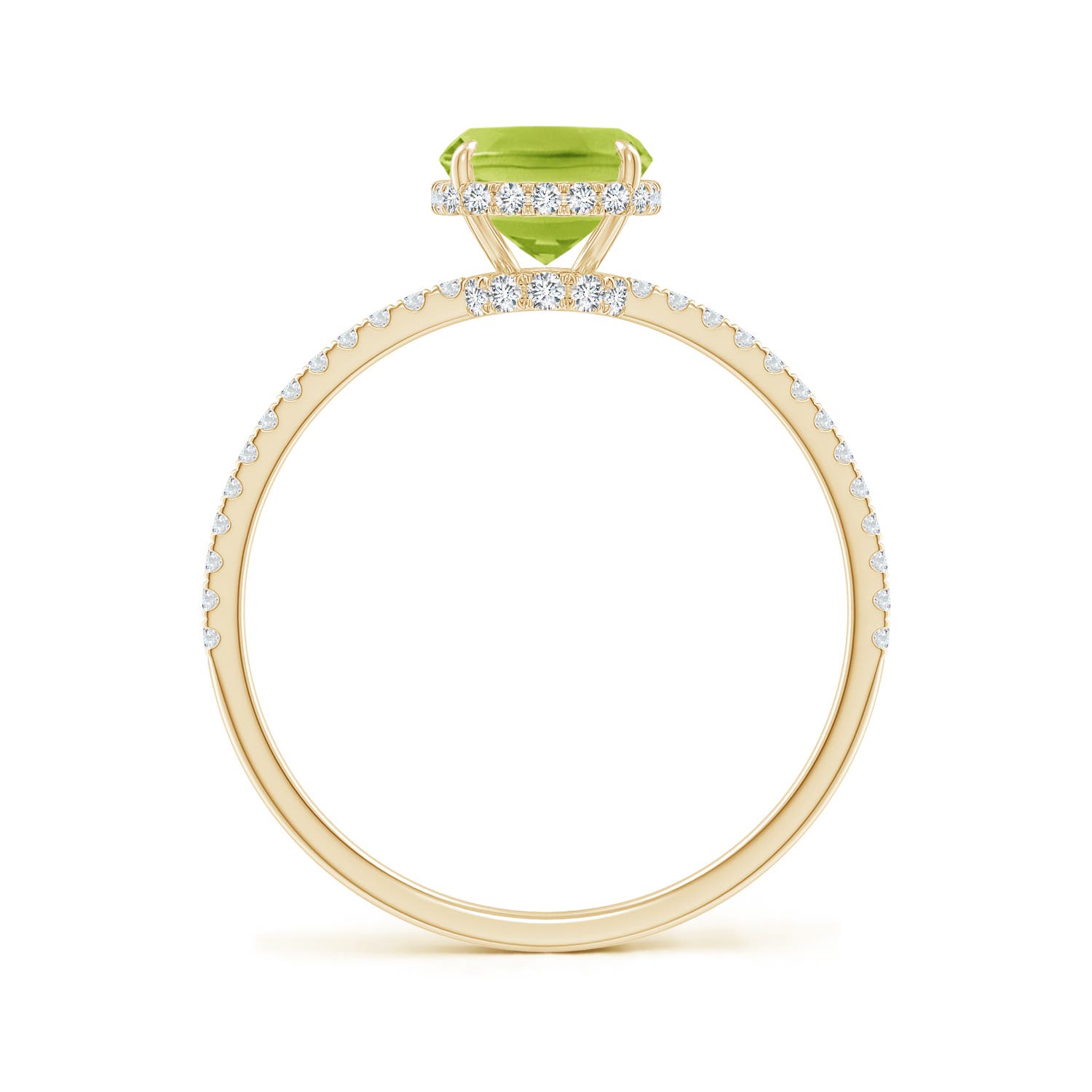 AA - Peridot / 1.73 CT / 14 KT Yellow Gold