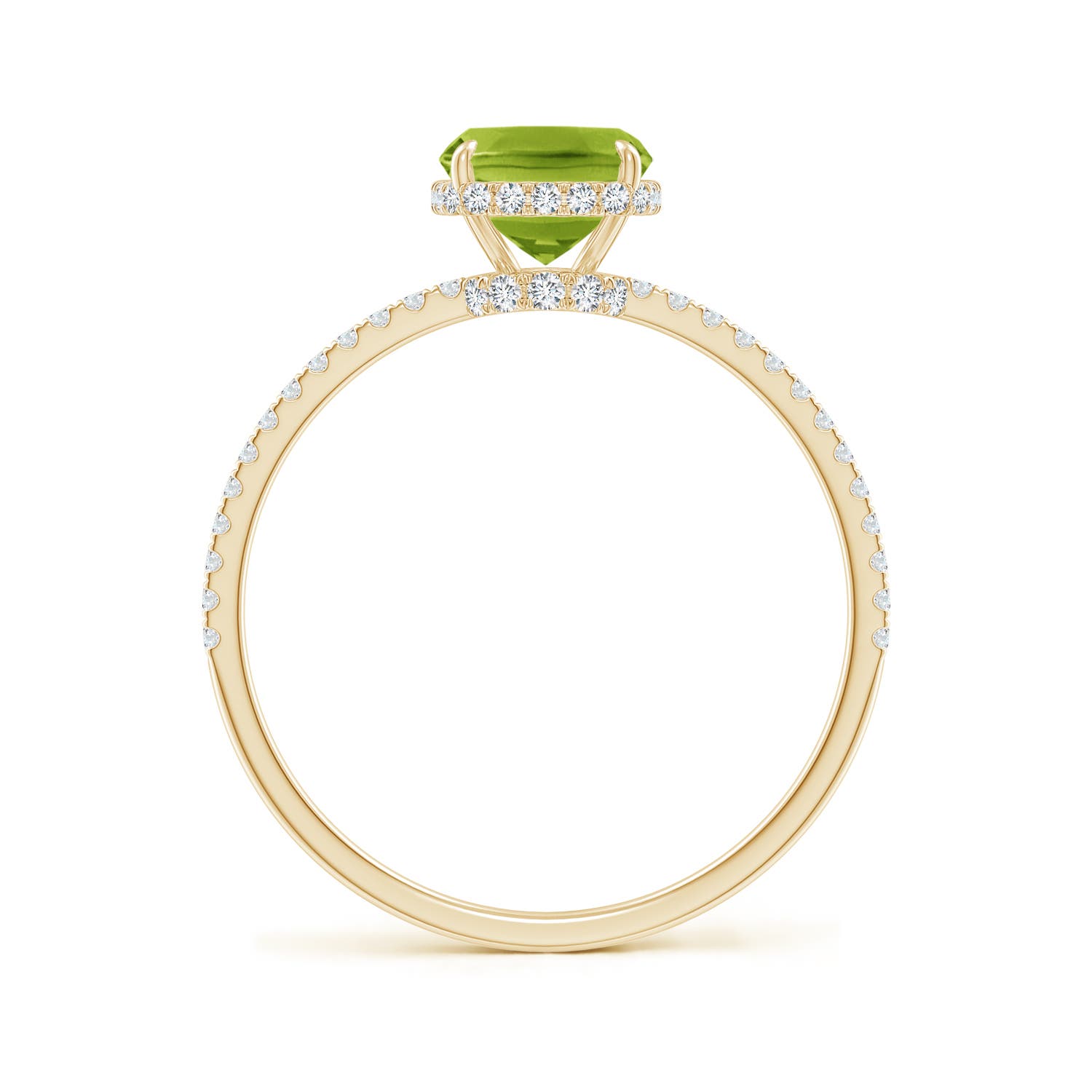 AAA - Peridot / 1.73 CT / 14 KT Yellow Gold