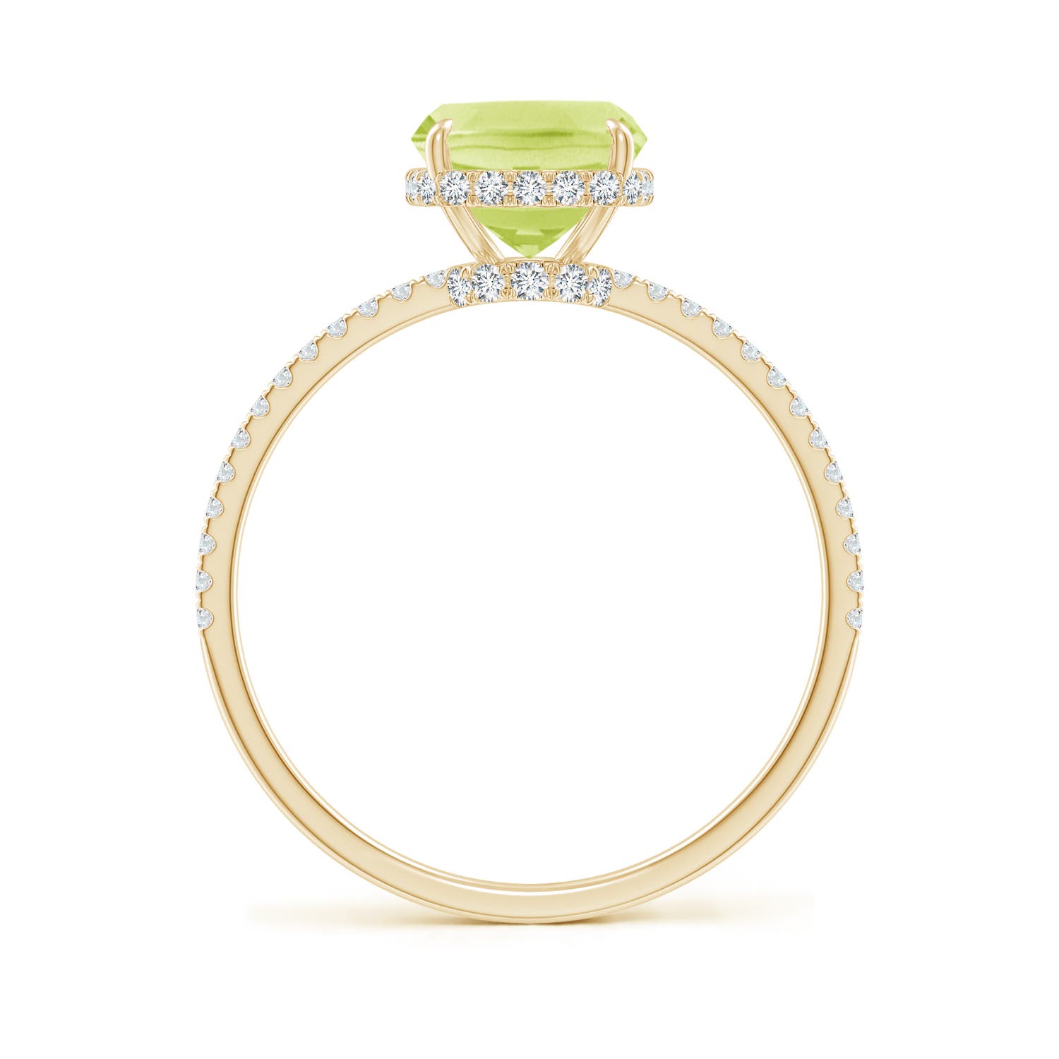 A - Peridot / 2.45 CT / 14 KT Yellow Gold