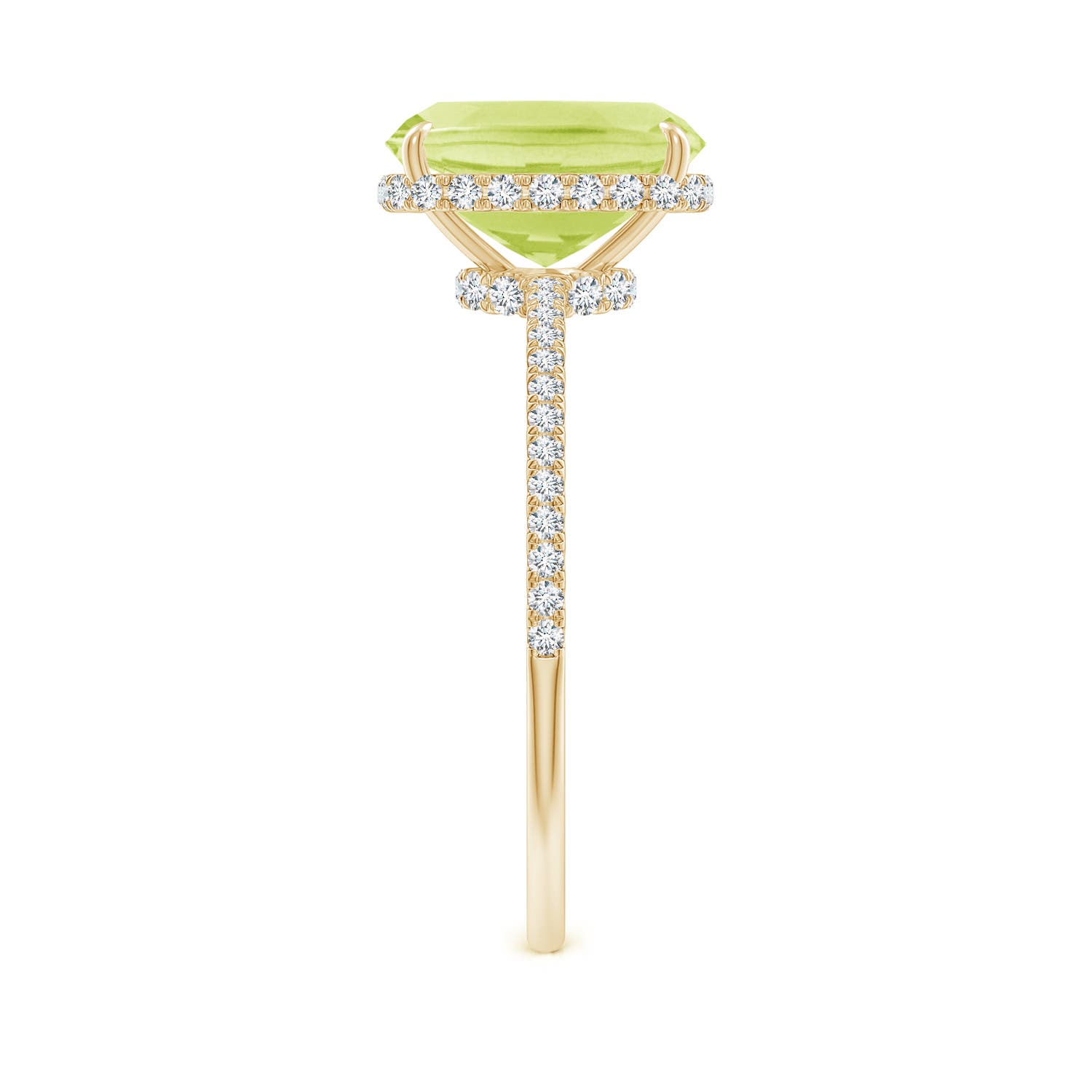 A - Peridot / 2.45 CT / 14 KT Yellow Gold