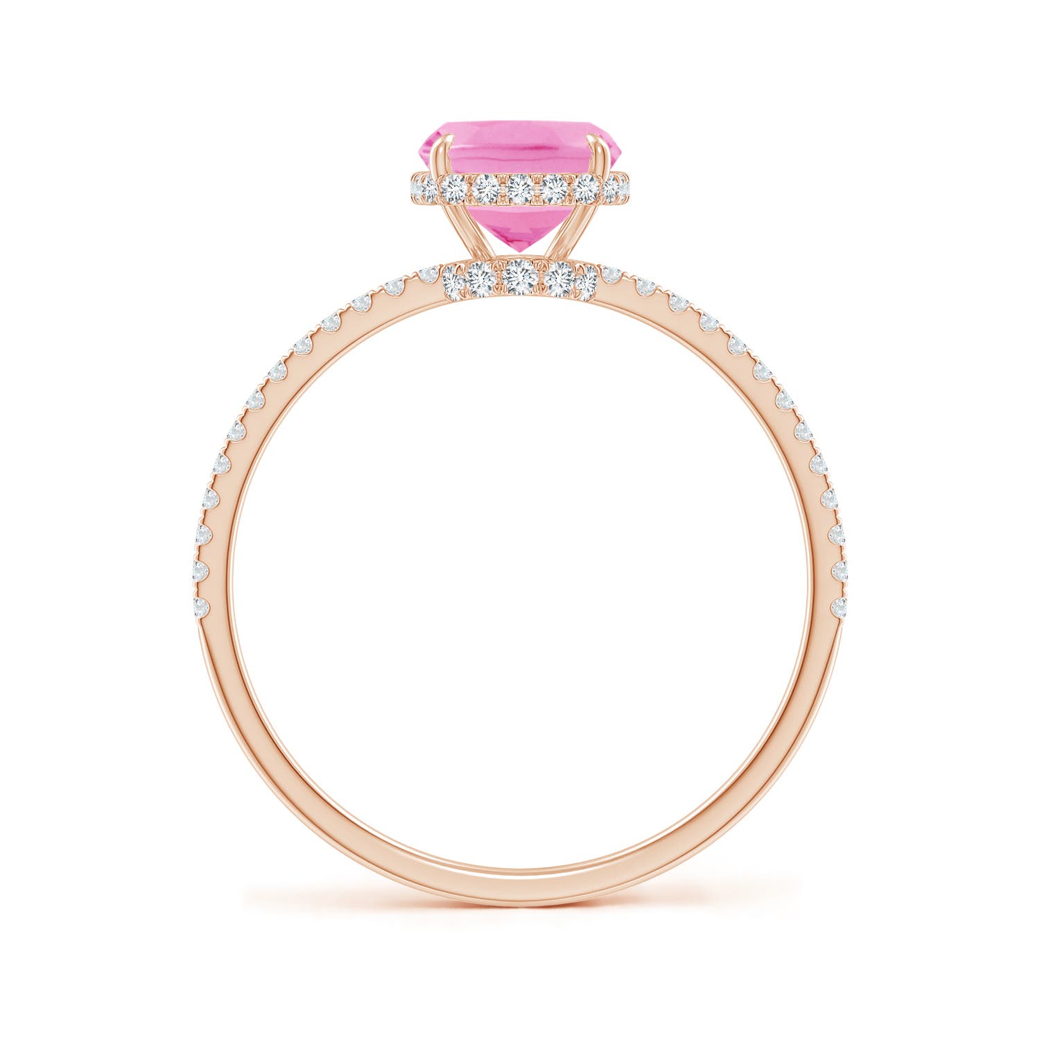 AA - Pink Sapphire / 2.11 CT / 14 KT Rose Gold