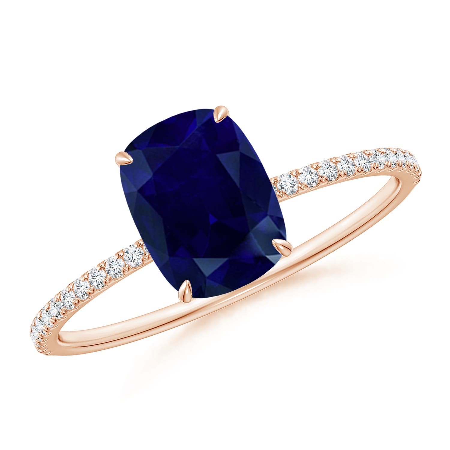 AA - Blue Sapphire / 1.81 CT / 14 KT Rose Gold