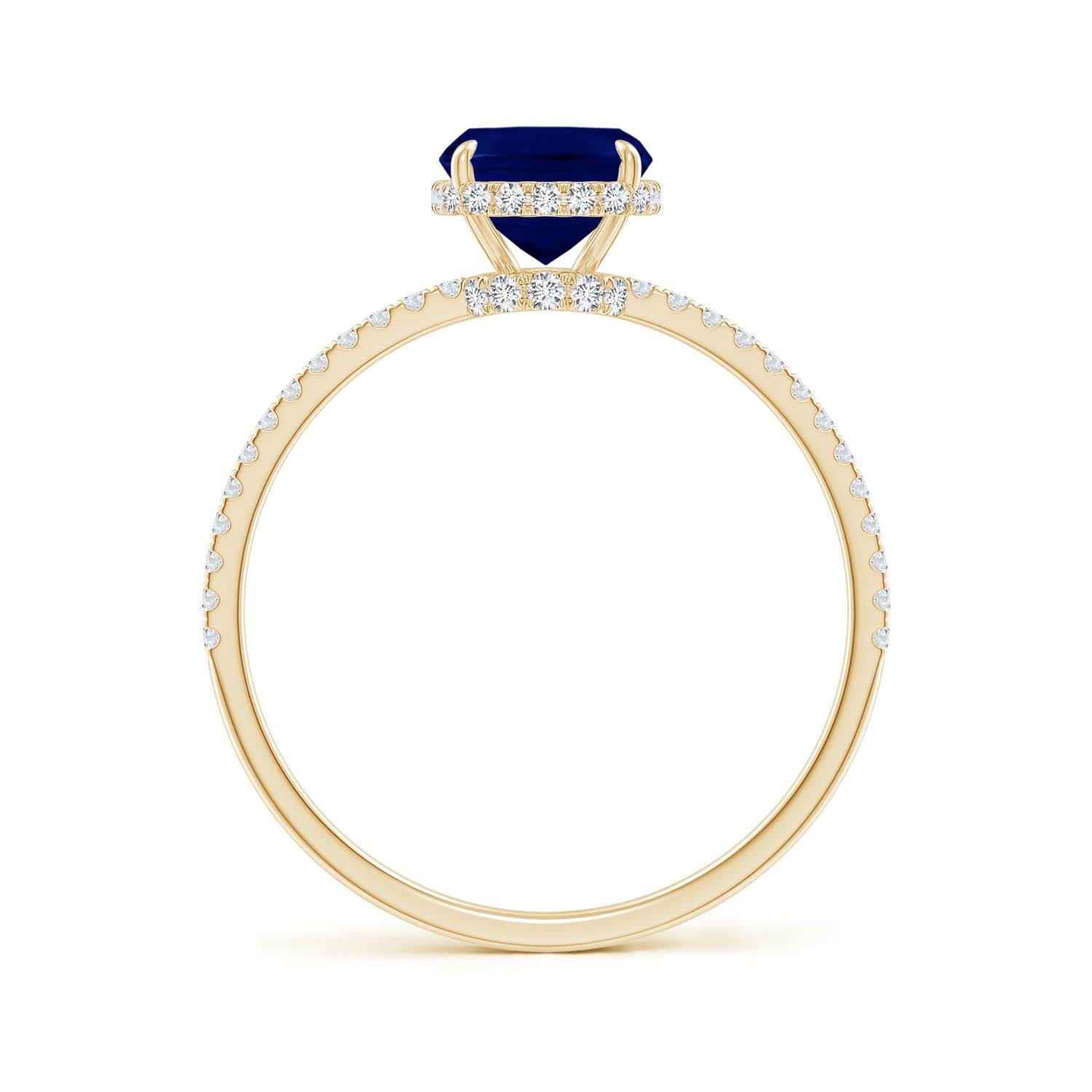 AA - Blue Sapphire / 1.81 CT / 14 KT Yellow Gold