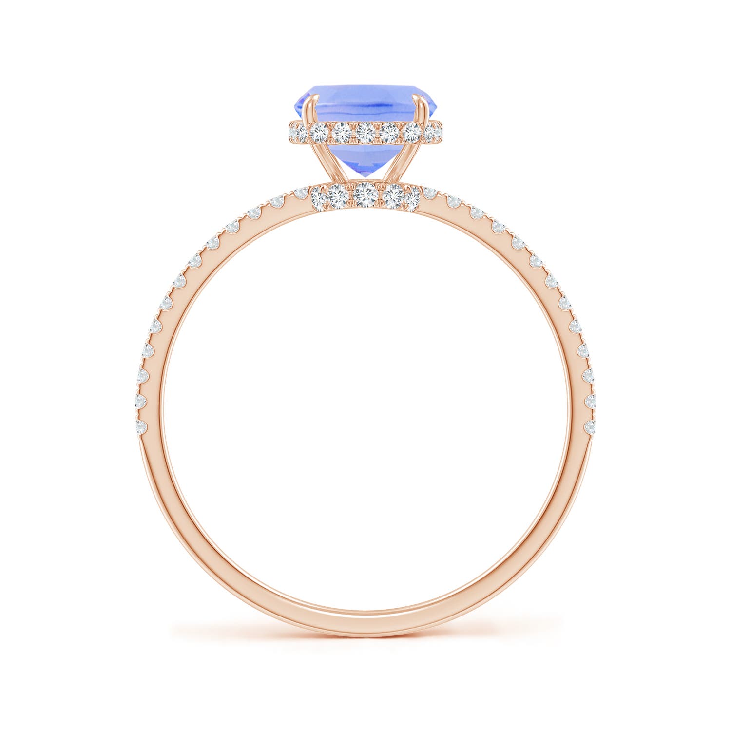 A - Tanzanite / 1.88 CT / 14 KT Rose Gold