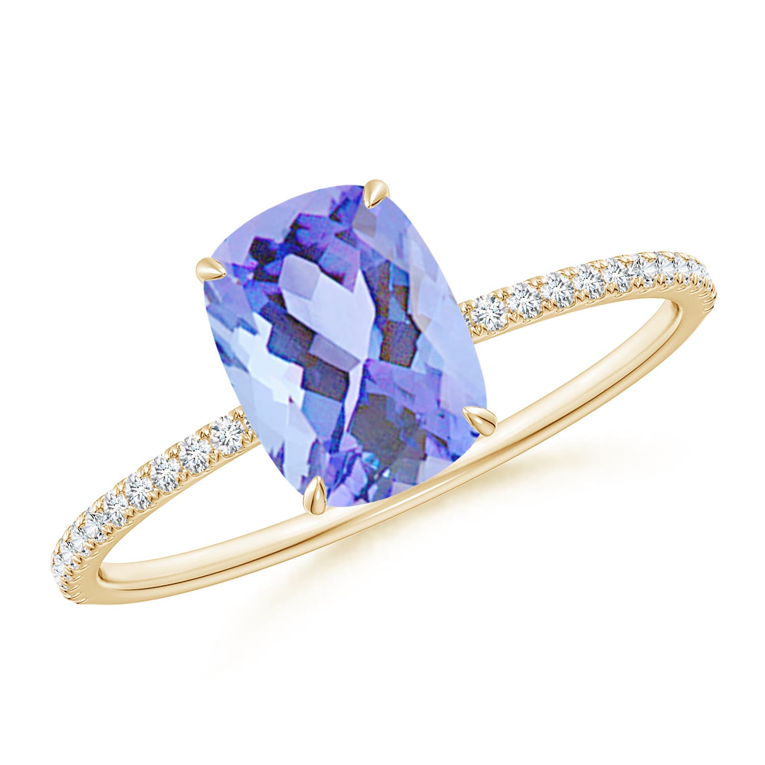 A - Tanzanite / 1.88 CT / 14 KT Yellow Gold