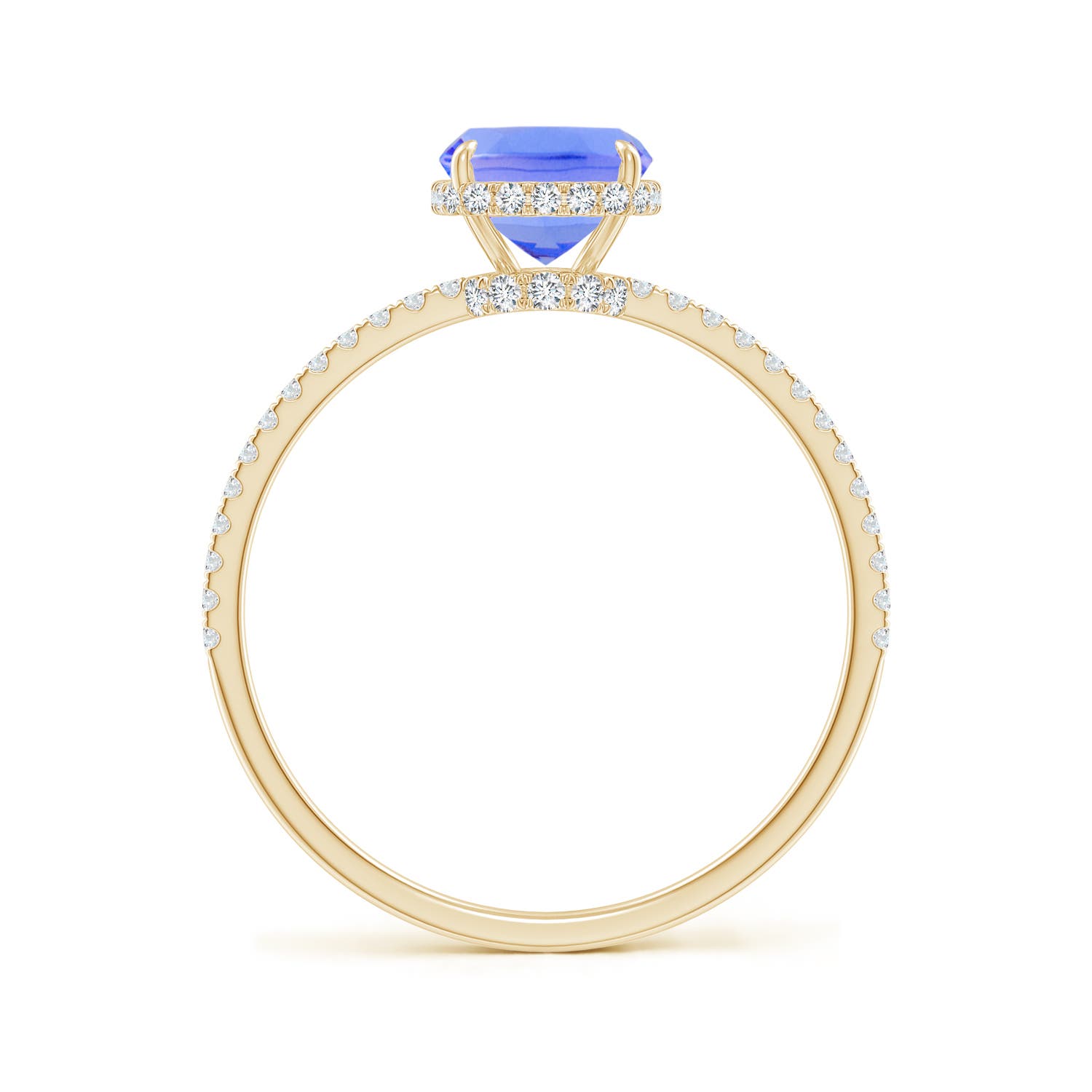 AA - Tanzanite / 1.88 CT / 14 KT Yellow Gold