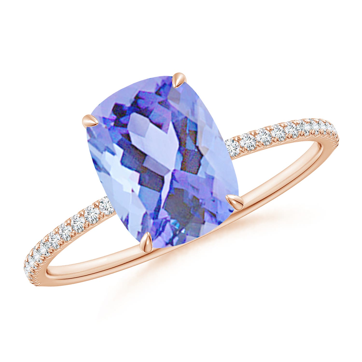 A - Tanzanite / 2.8 CT / 14 KT Rose Gold