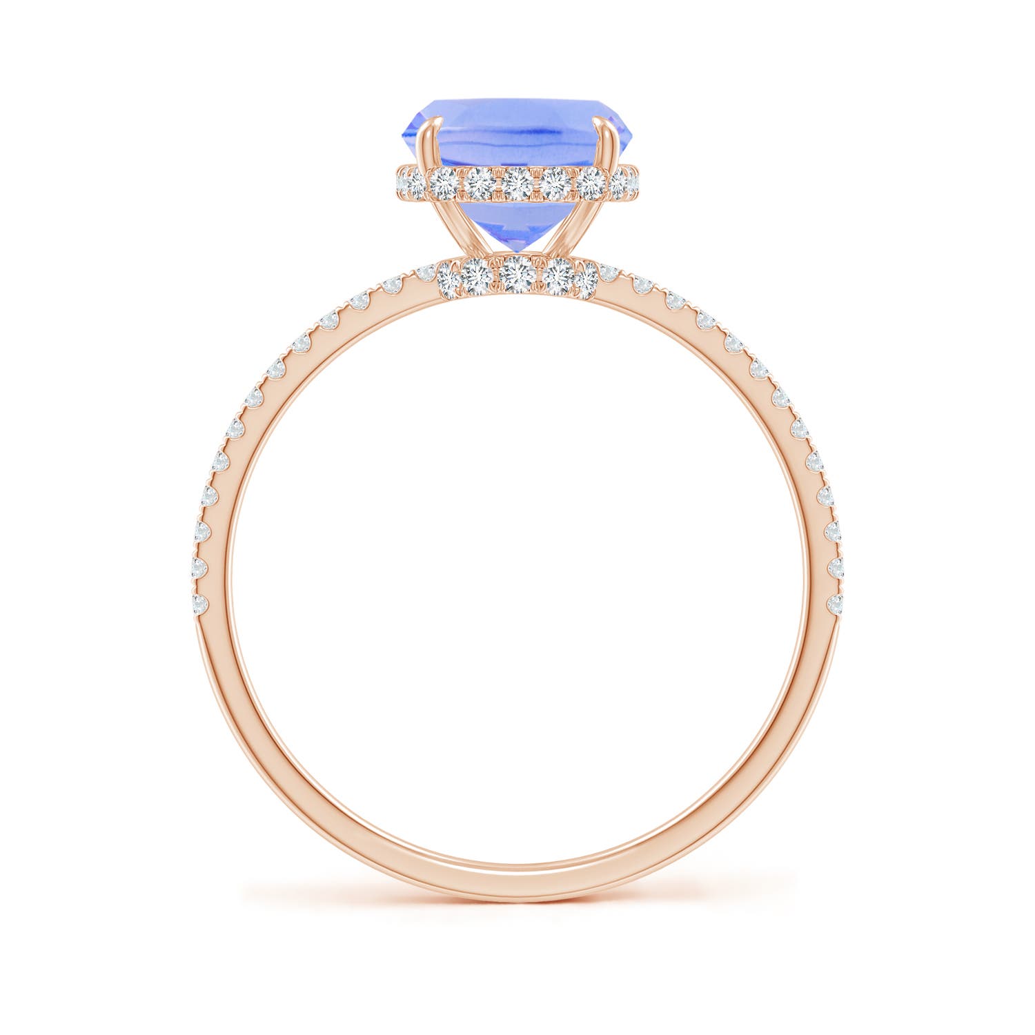 A - Tanzanite / 2.8 CT / 14 KT Rose Gold