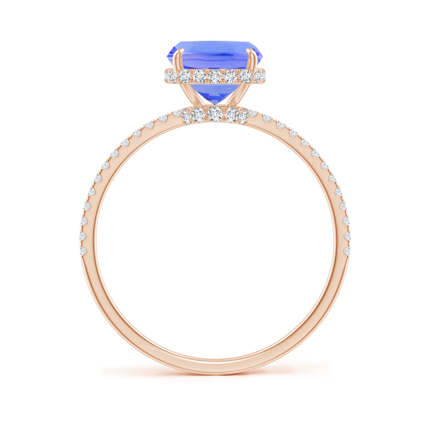 AA - Tanzanite / 2.8 CT / 14 KT Rose Gold