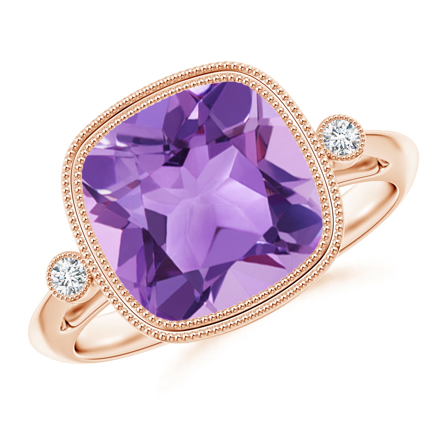 A - Amethyst / 3.71 CT / 14 KT Rose Gold