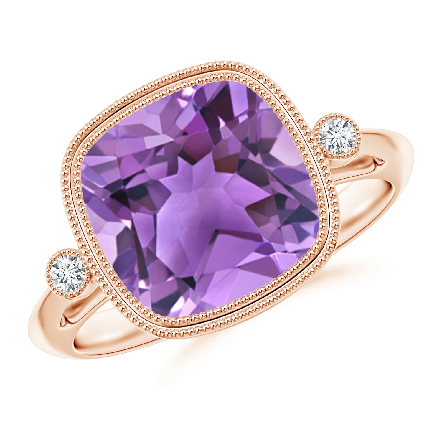 AA - Amethyst / 3.71 CT / 14 KT Rose Gold