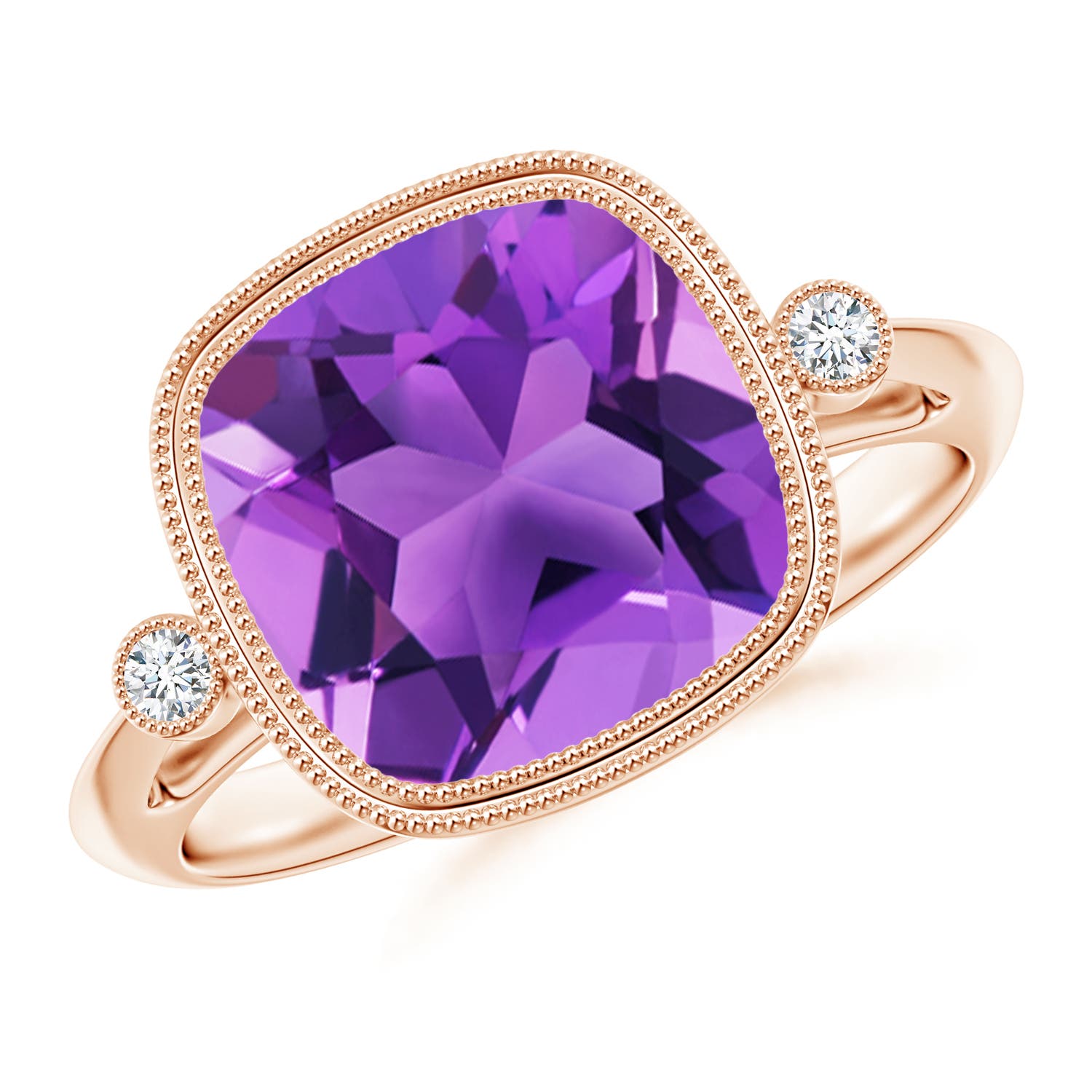 AAA - Amethyst / 3.71 CT / 14 KT Rose Gold