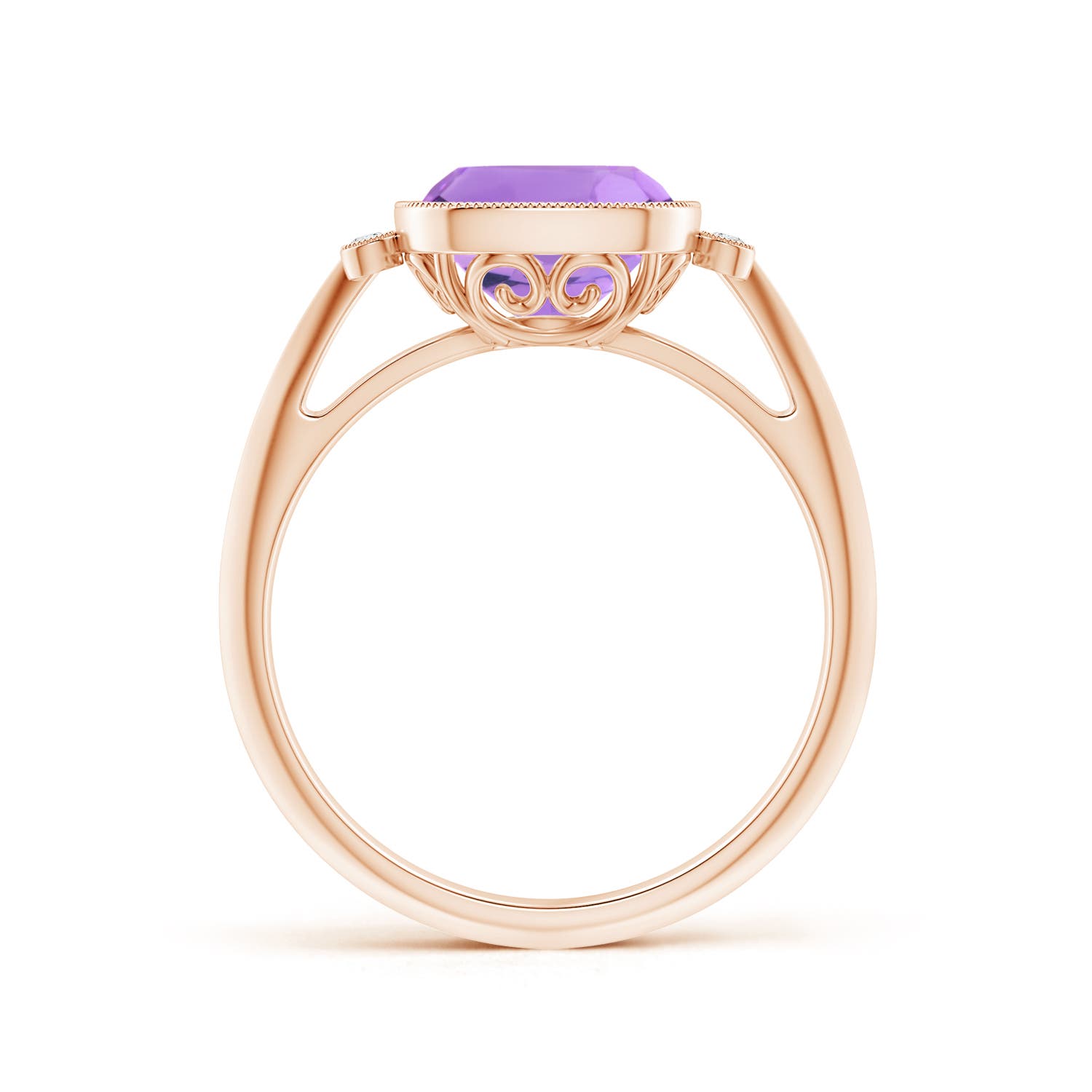 A - Amethyst / 2.24 CT / 14 KT Rose Gold