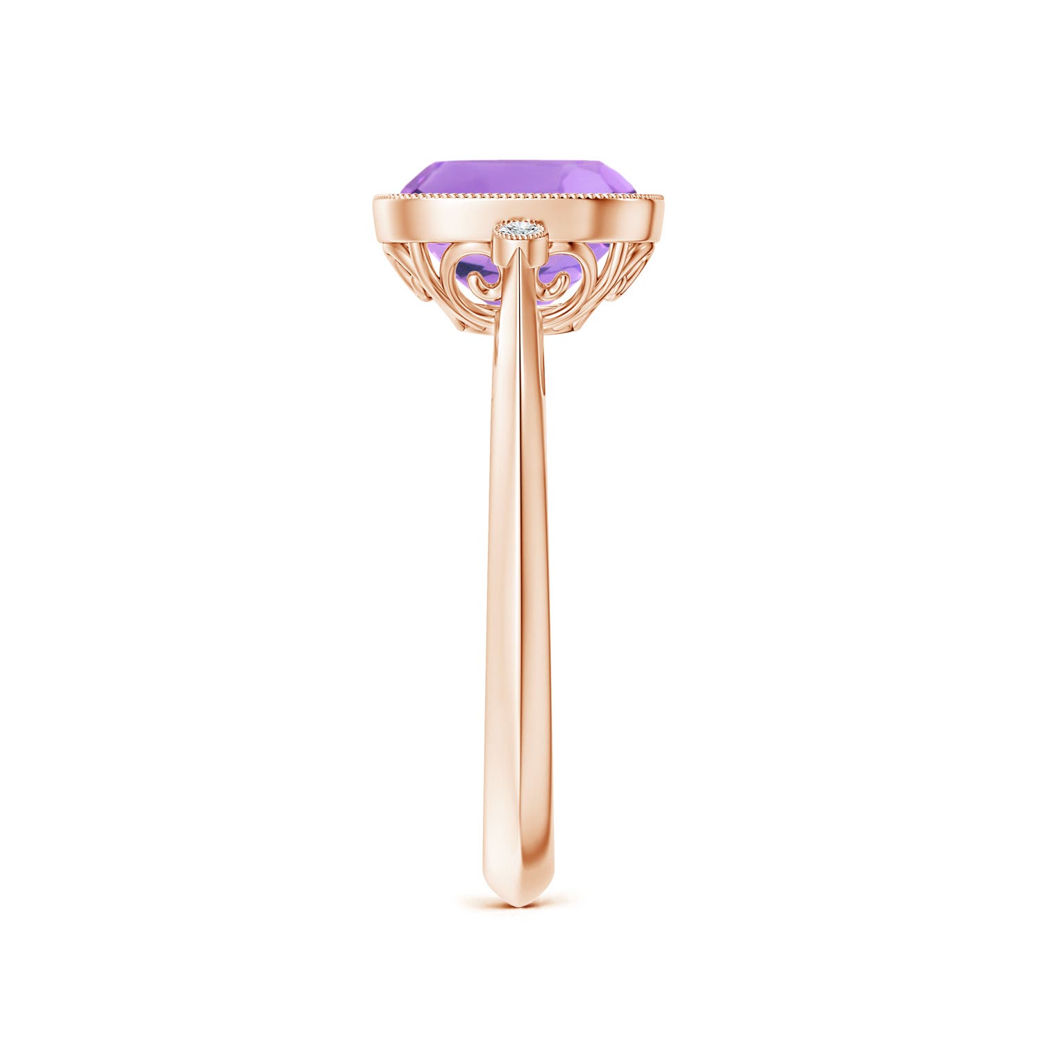 A - Amethyst / 2.24 CT / 14 KT Rose Gold