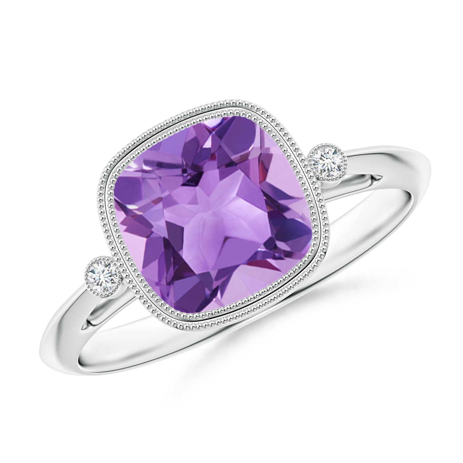 A - Amethyst / 2.24 CT / 14 KT White Gold