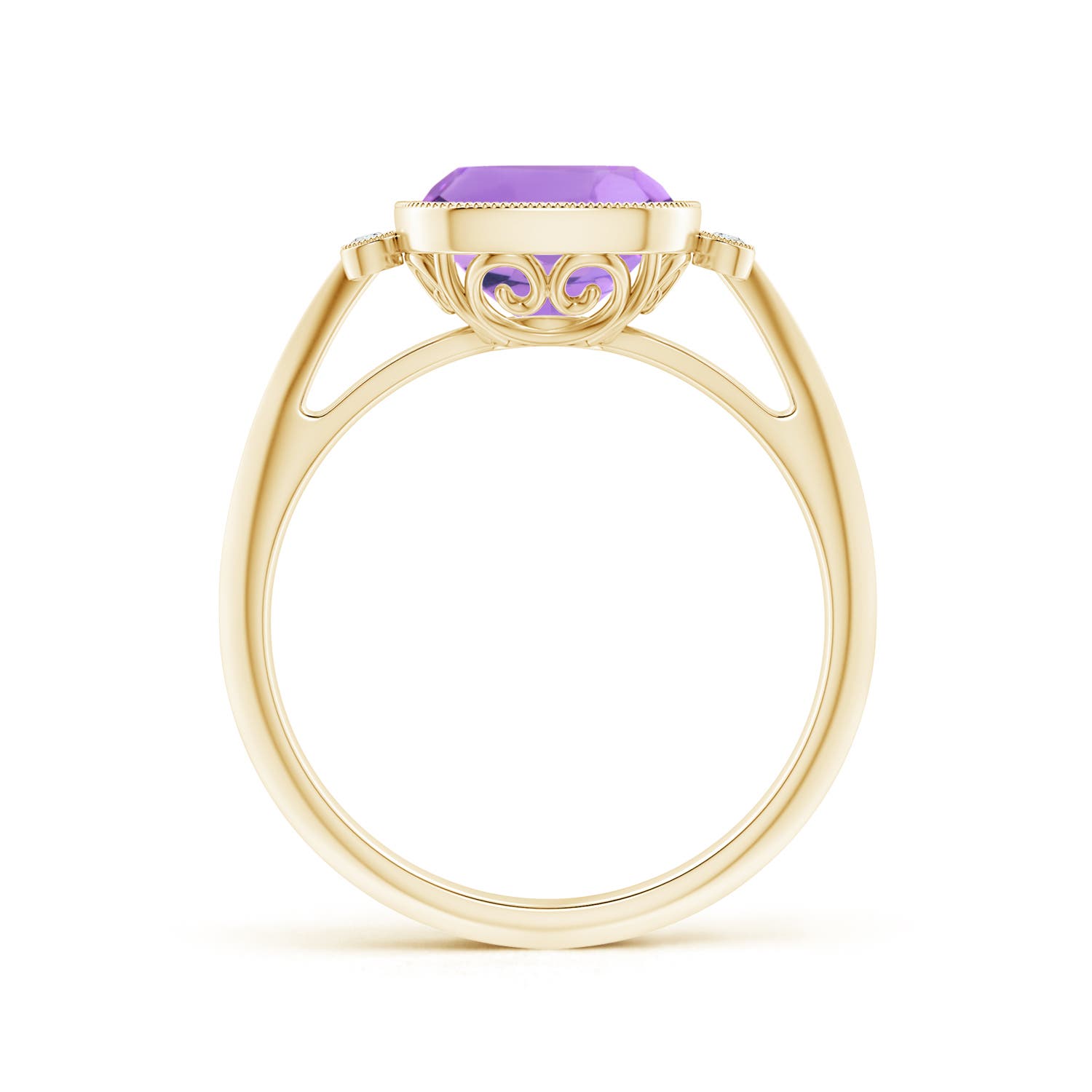 A - Amethyst / 2.24 CT / 14 KT Yellow Gold