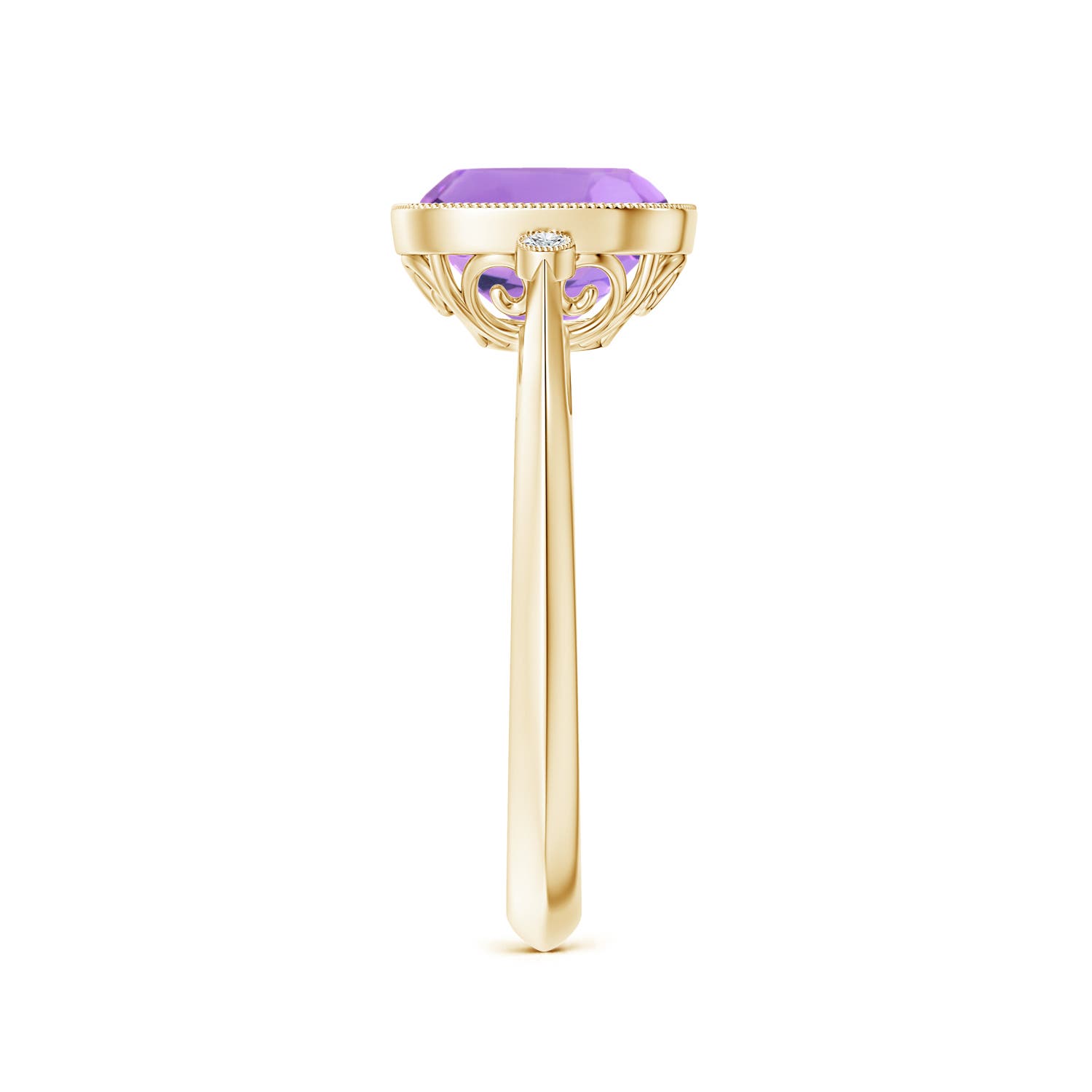 A - Amethyst / 2.24 CT / 14 KT Yellow Gold