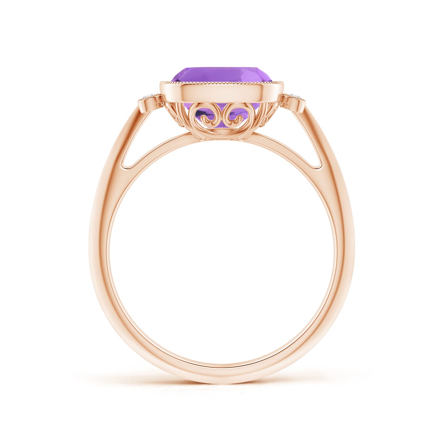 AA - Amethyst / 2.24 CT / 14 KT Rose Gold