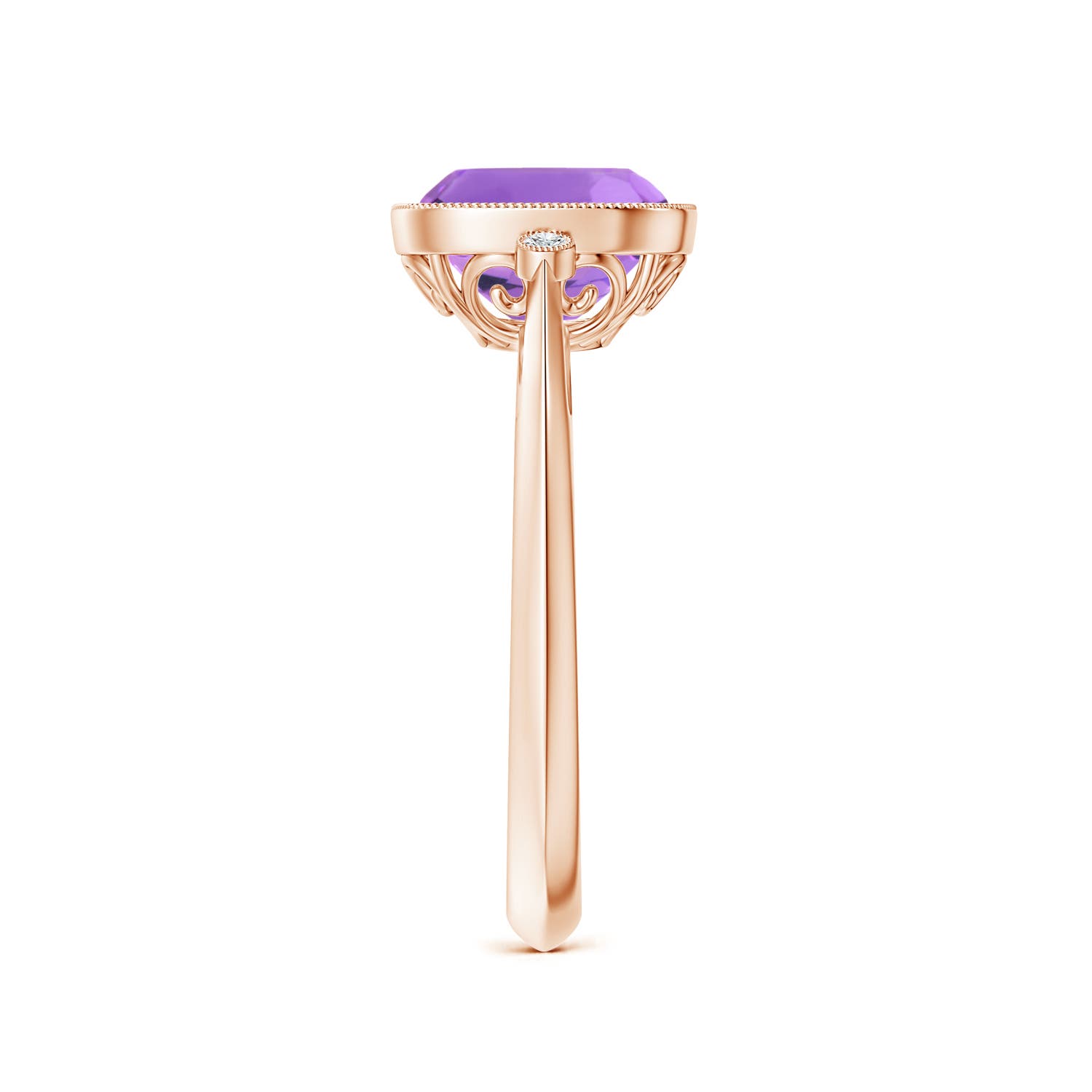 AA - Amethyst / 2.24 CT / 14 KT Rose Gold