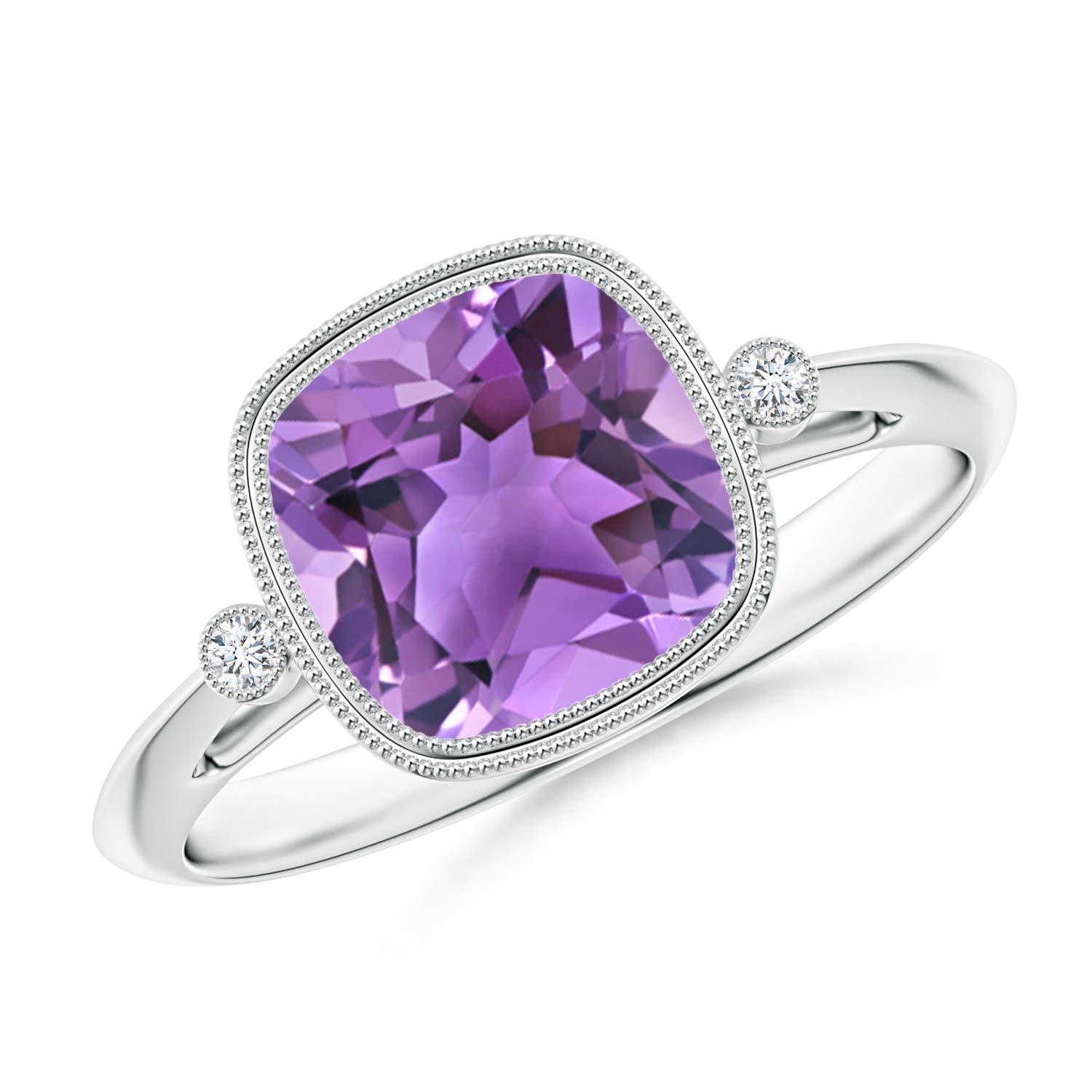 AA - Amethyst / 2.24 CT / 14 KT White Gold