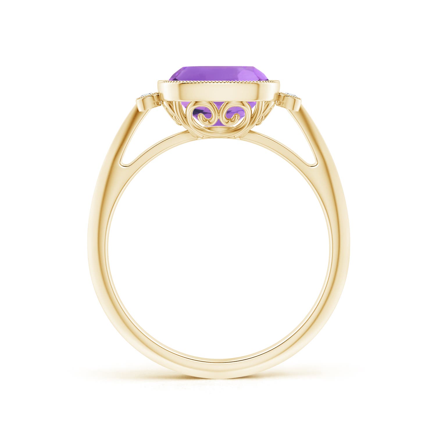 AA - Amethyst / 2.24 CT / 14 KT Yellow Gold