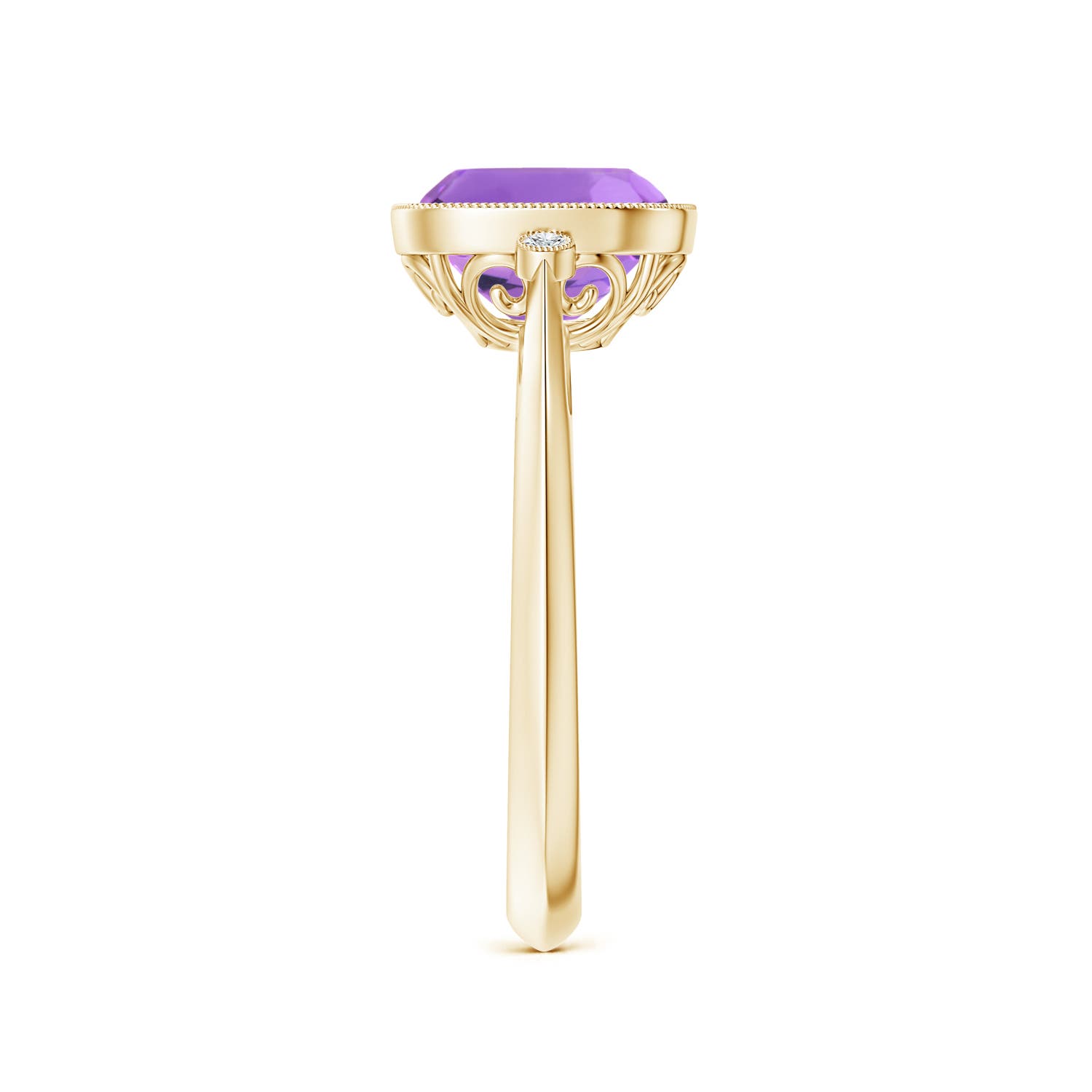 AA - Amethyst / 2.24 CT / 14 KT Yellow Gold