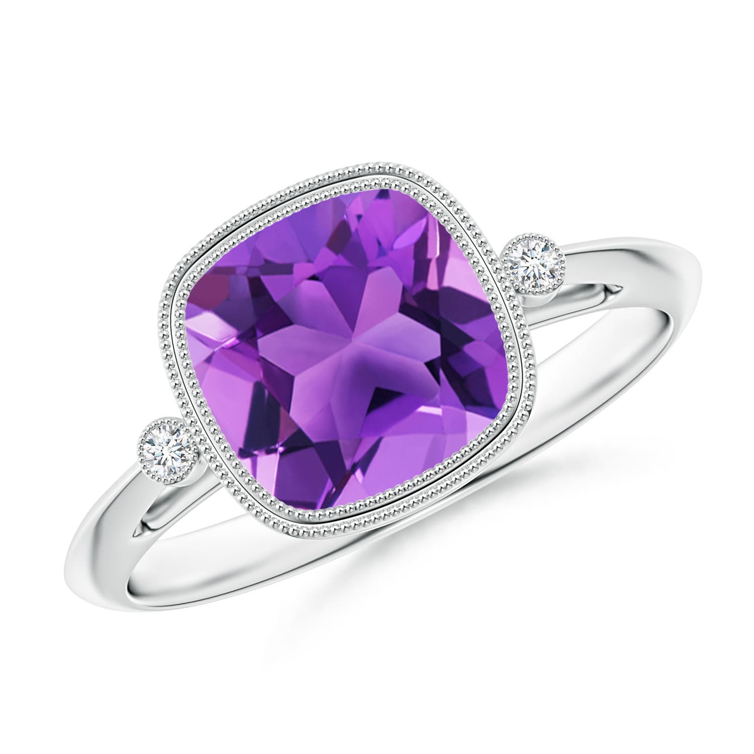 AAA - Amethyst / 2.24 CT / 14 KT White Gold