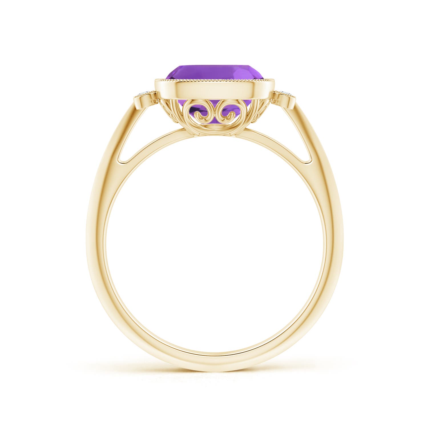 AAA - Amethyst / 2.24 CT / 14 KT Yellow Gold