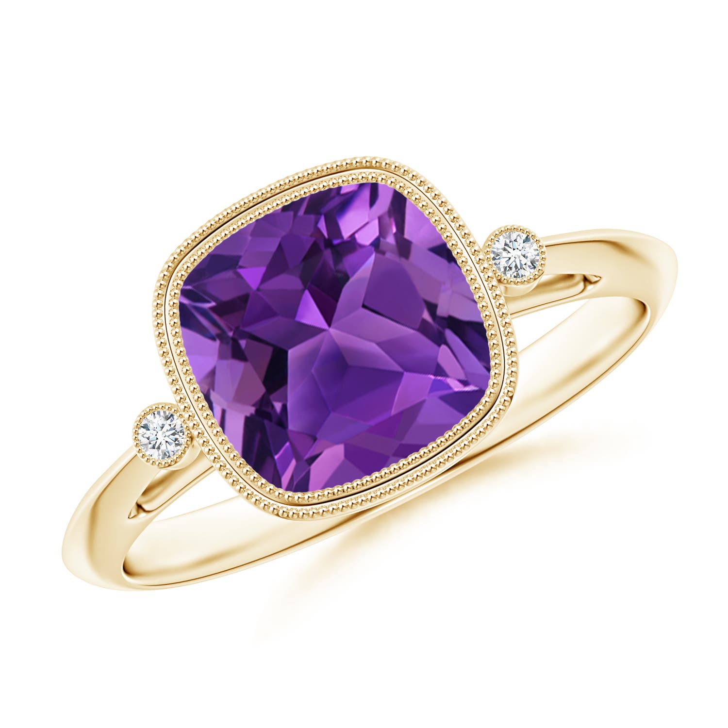 AAAA - Amethyst / 2.24 CT / 14 KT Yellow Gold