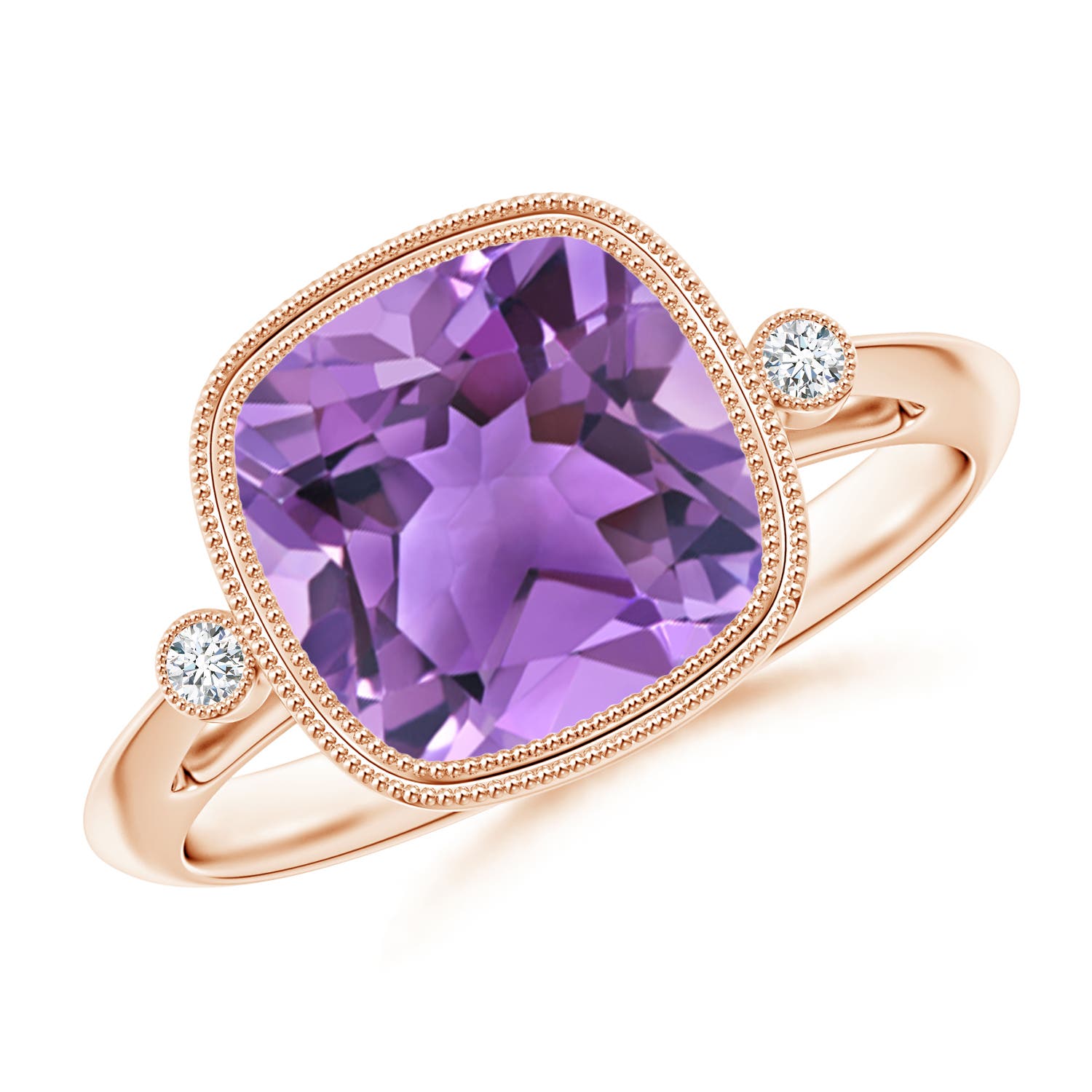 AA - Amethyst / 3.14 CT / 14 KT Rose Gold