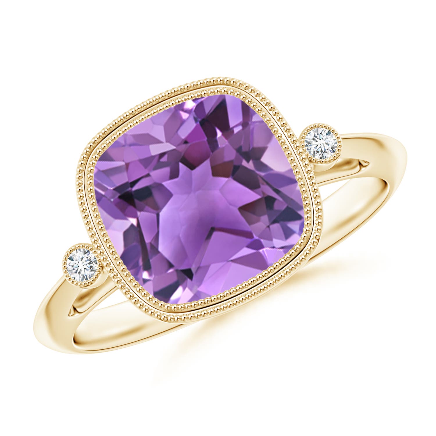 AA - Amethyst / 3.14 CT / 14 KT Yellow Gold