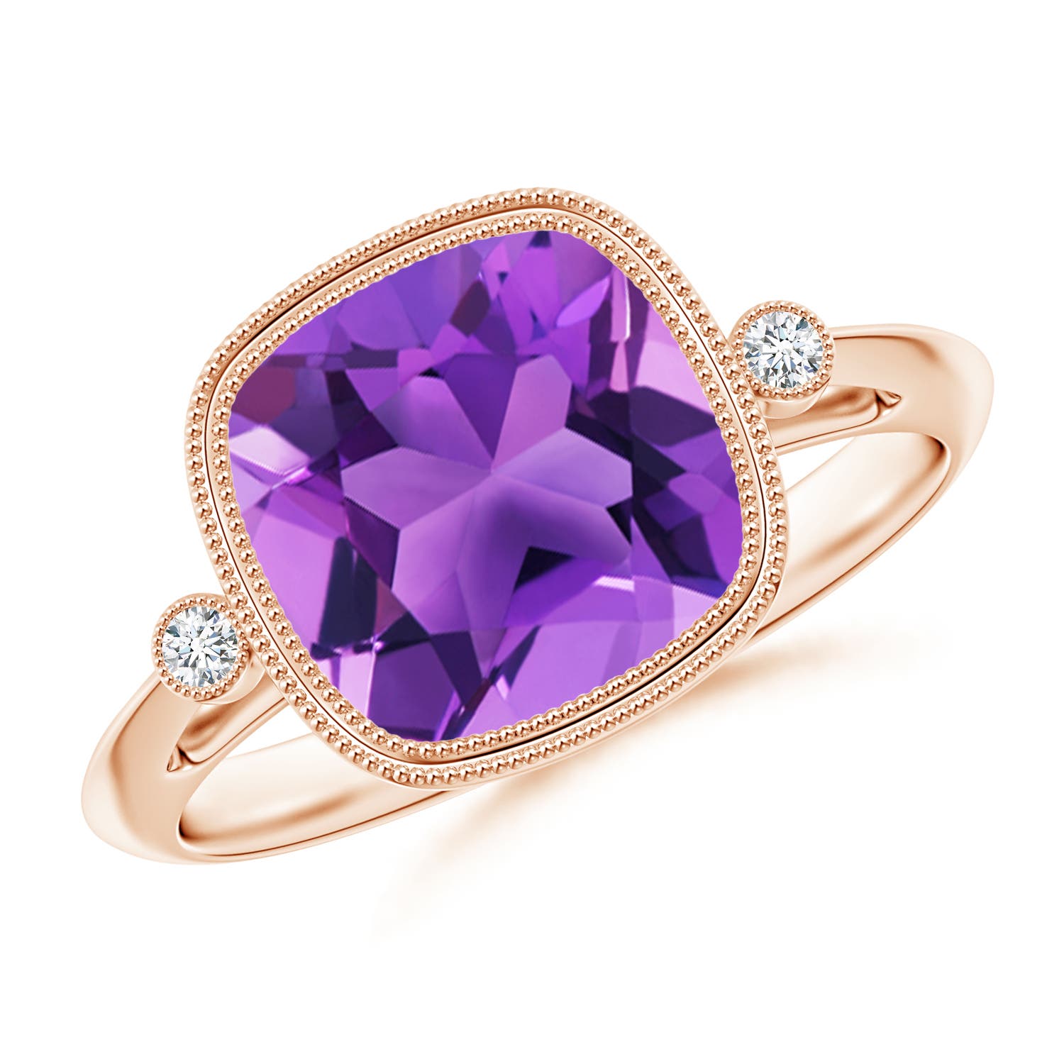 AAA - Amethyst / 3.14 CT / 14 KT Rose Gold