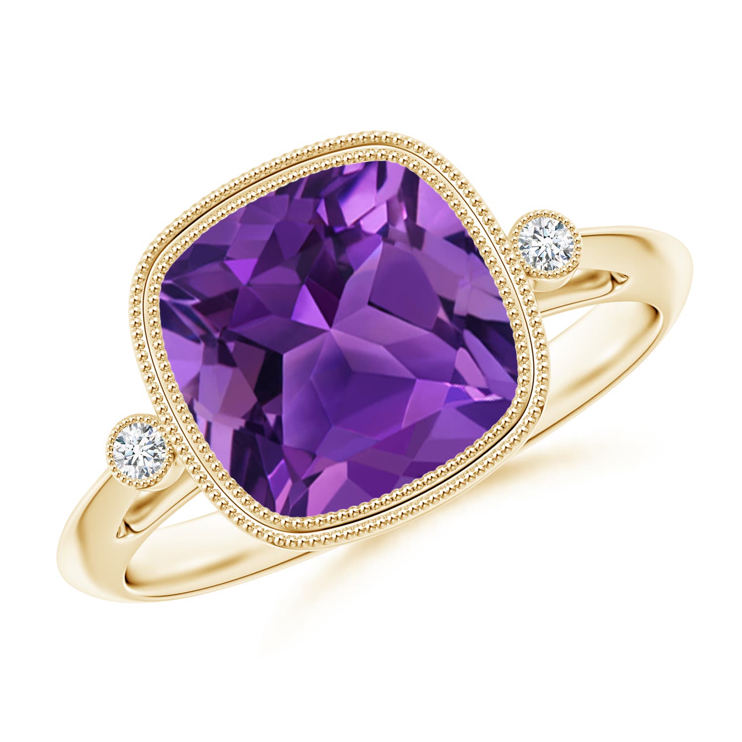 AAAA - Amethyst / 3.14 CT / 14 KT Yellow Gold