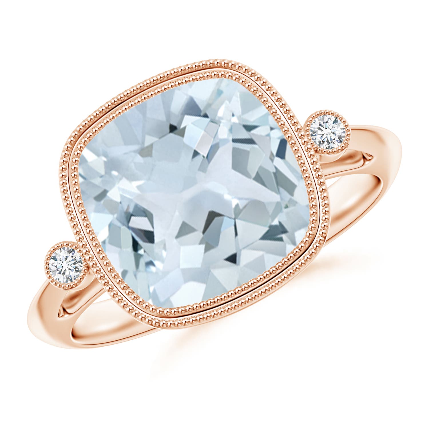 A - Aquamarine / 3.56 CT / 14 KT Rose Gold