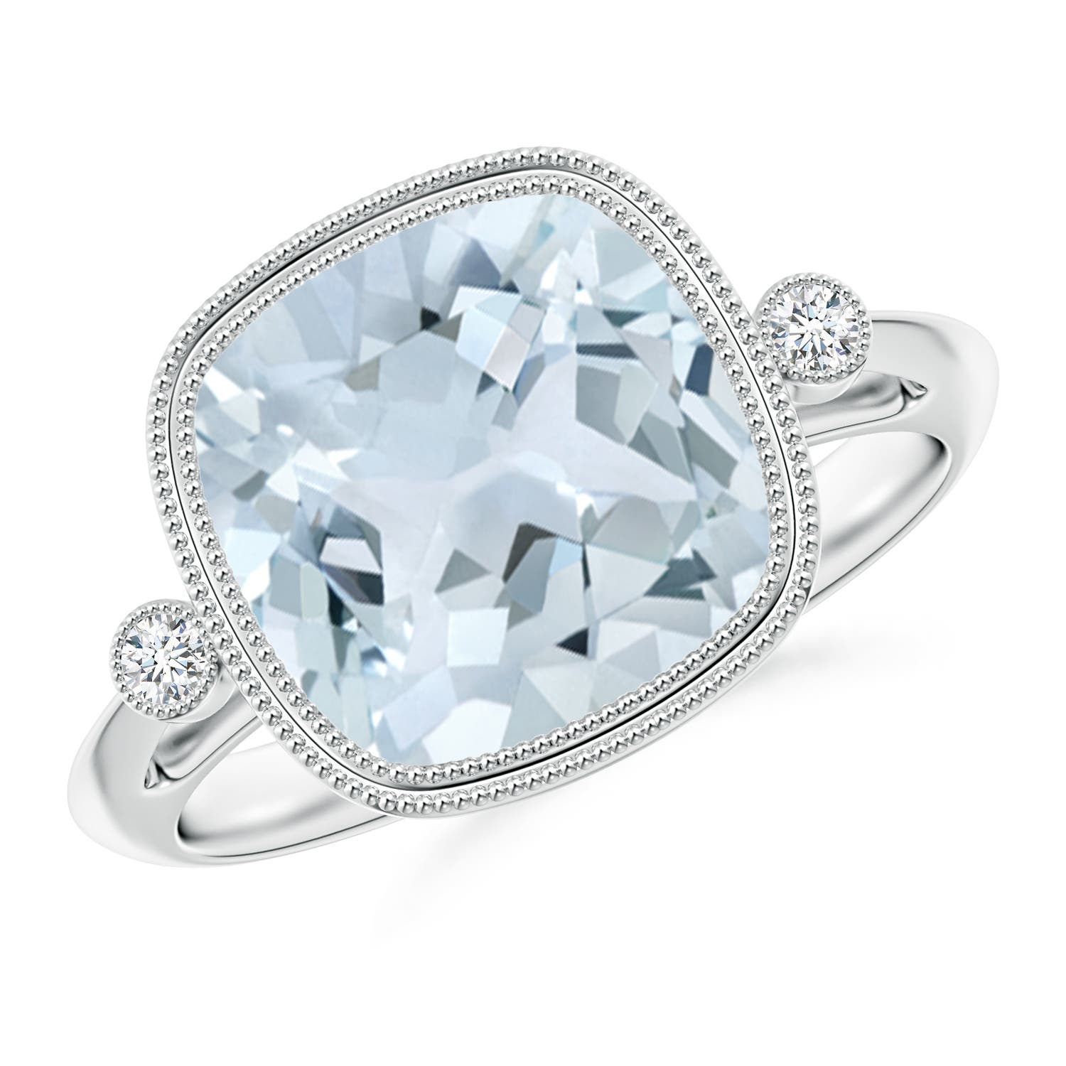 A - Aquamarine / 3.56 CT / 14 KT White Gold