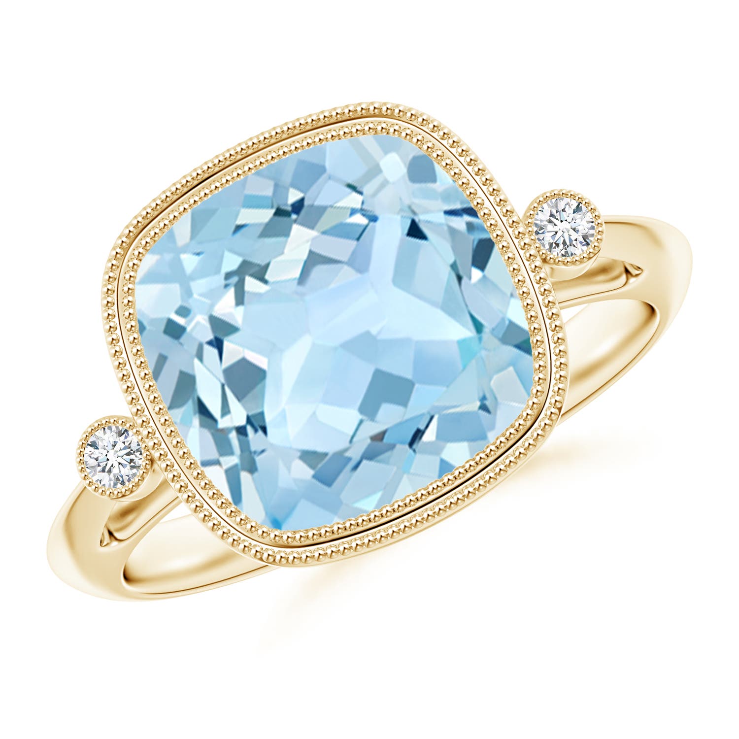 AAA - Aquamarine / 3.56 CT / 14 KT Yellow Gold