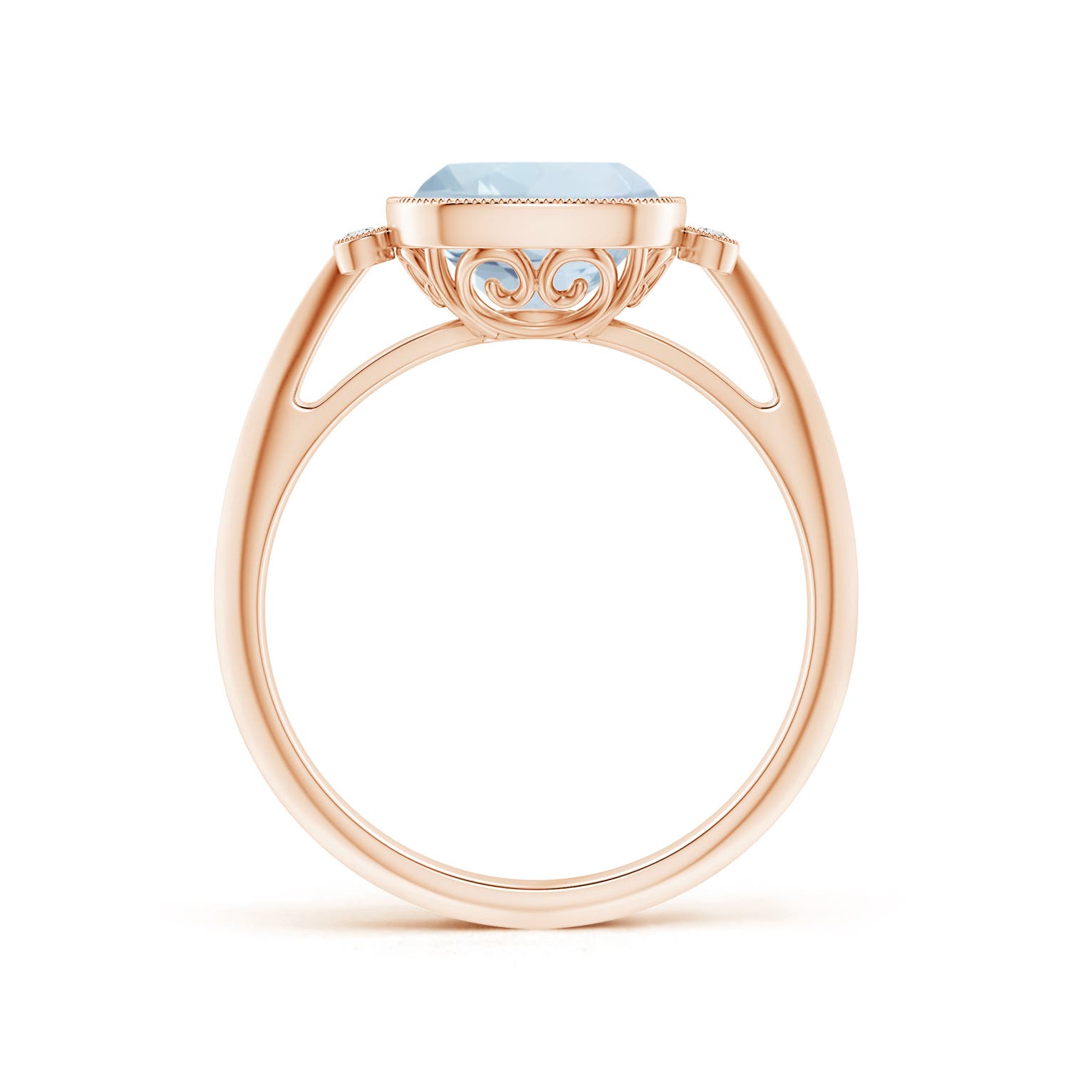 A - Aquamarine / 1.99 CT / 14 KT Rose Gold