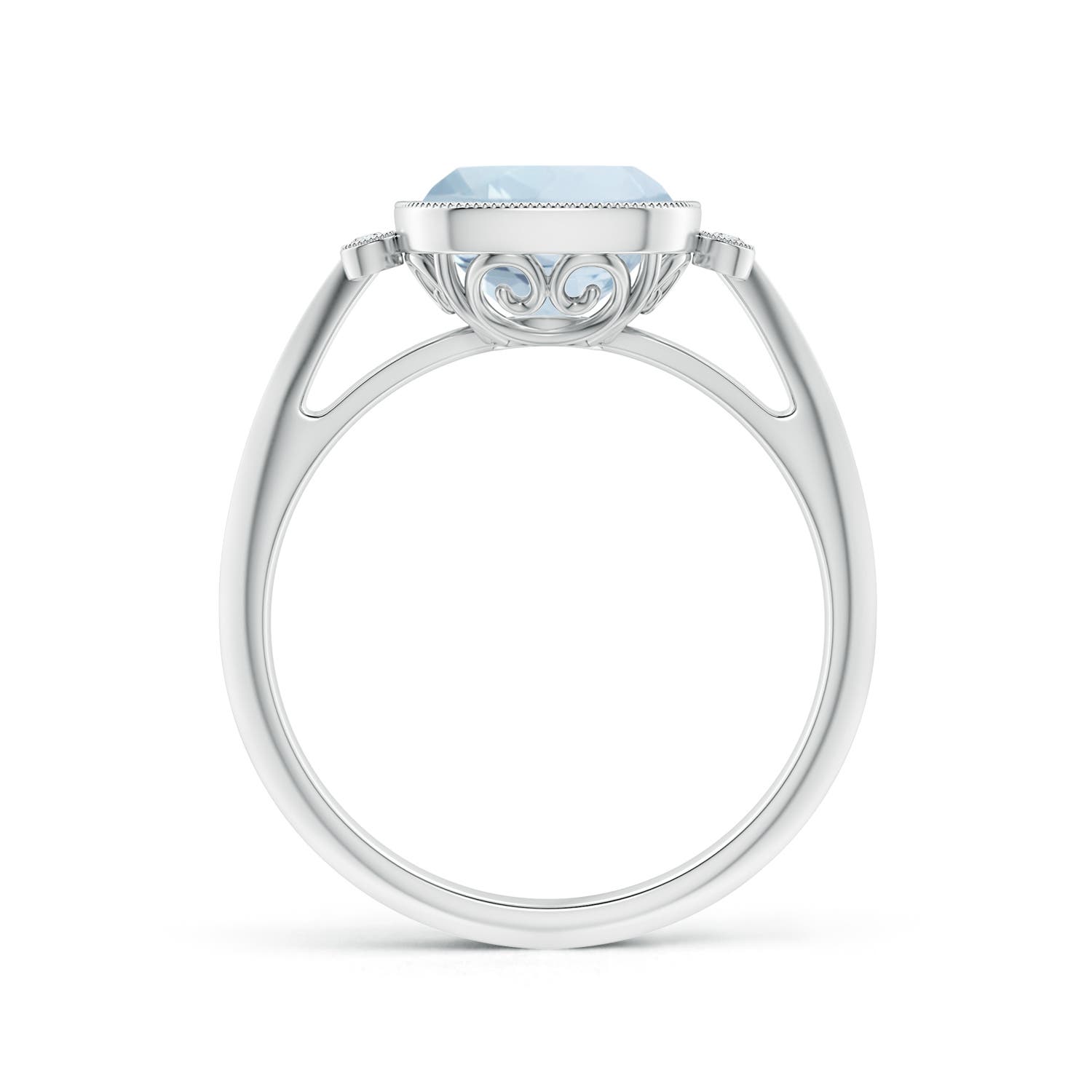 A - Aquamarine / 1.99 CT / 14 KT White Gold