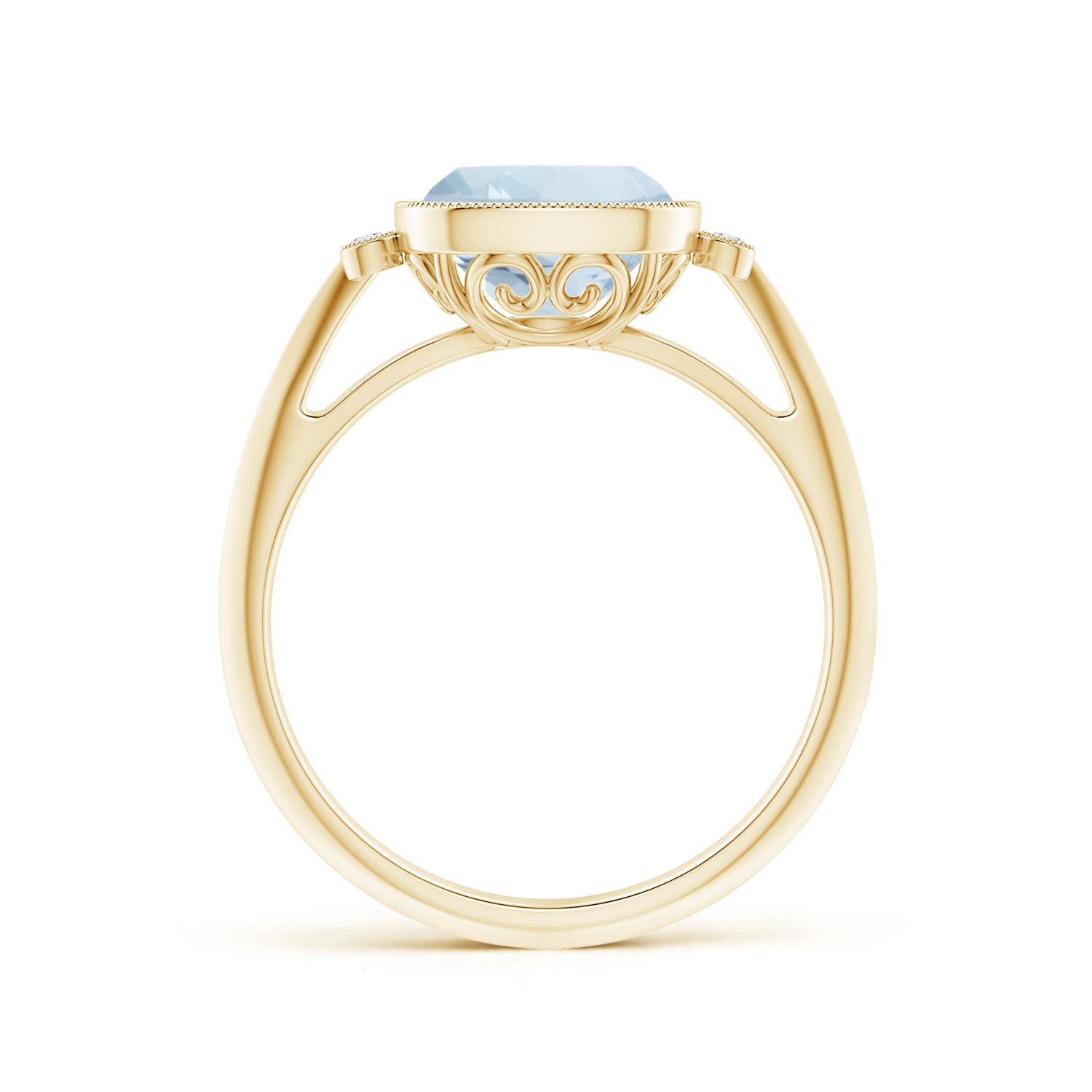 A - Aquamarine / 1.99 CT / 14 KT Yellow Gold