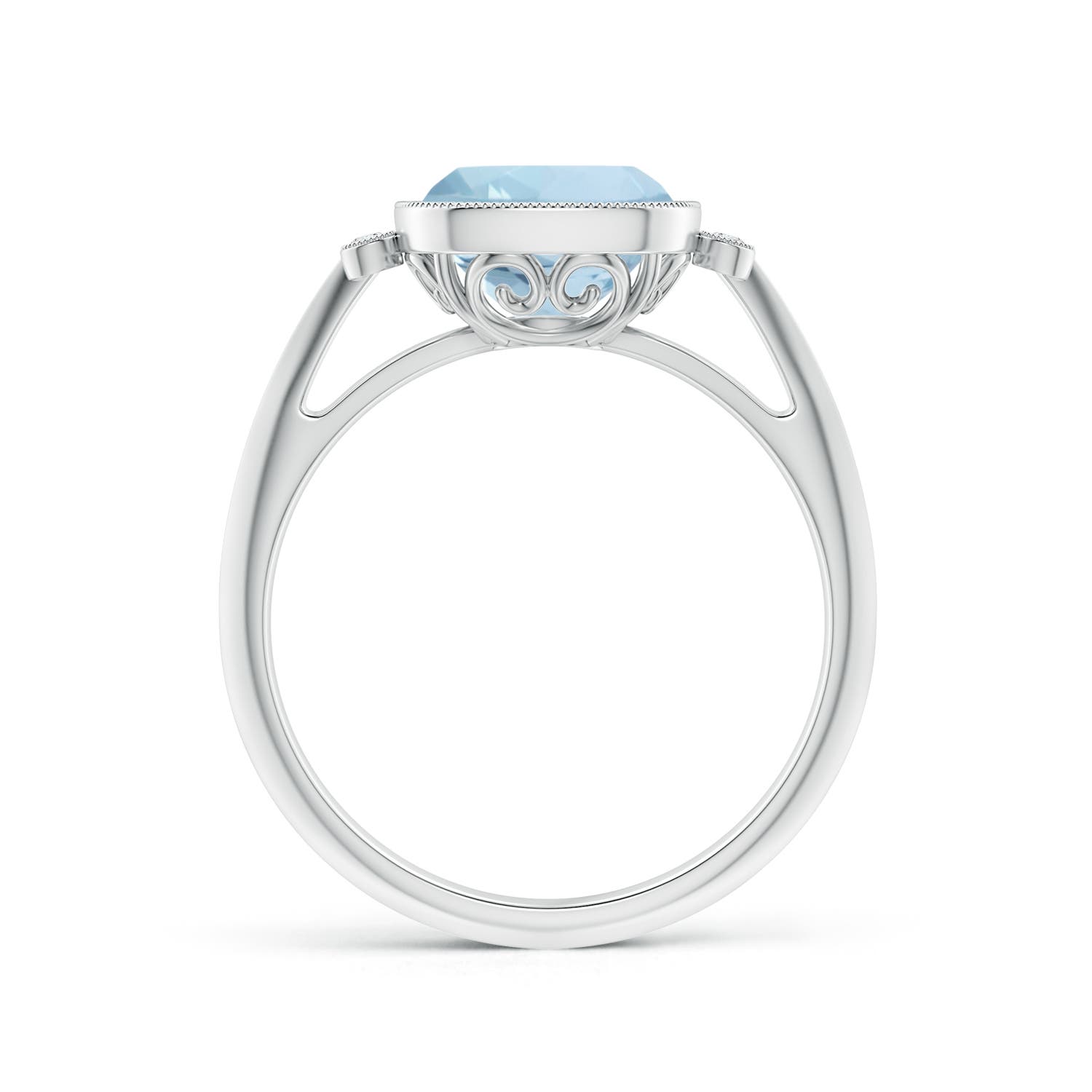 AA - Aquamarine / 1.99 CT / 14 KT White Gold