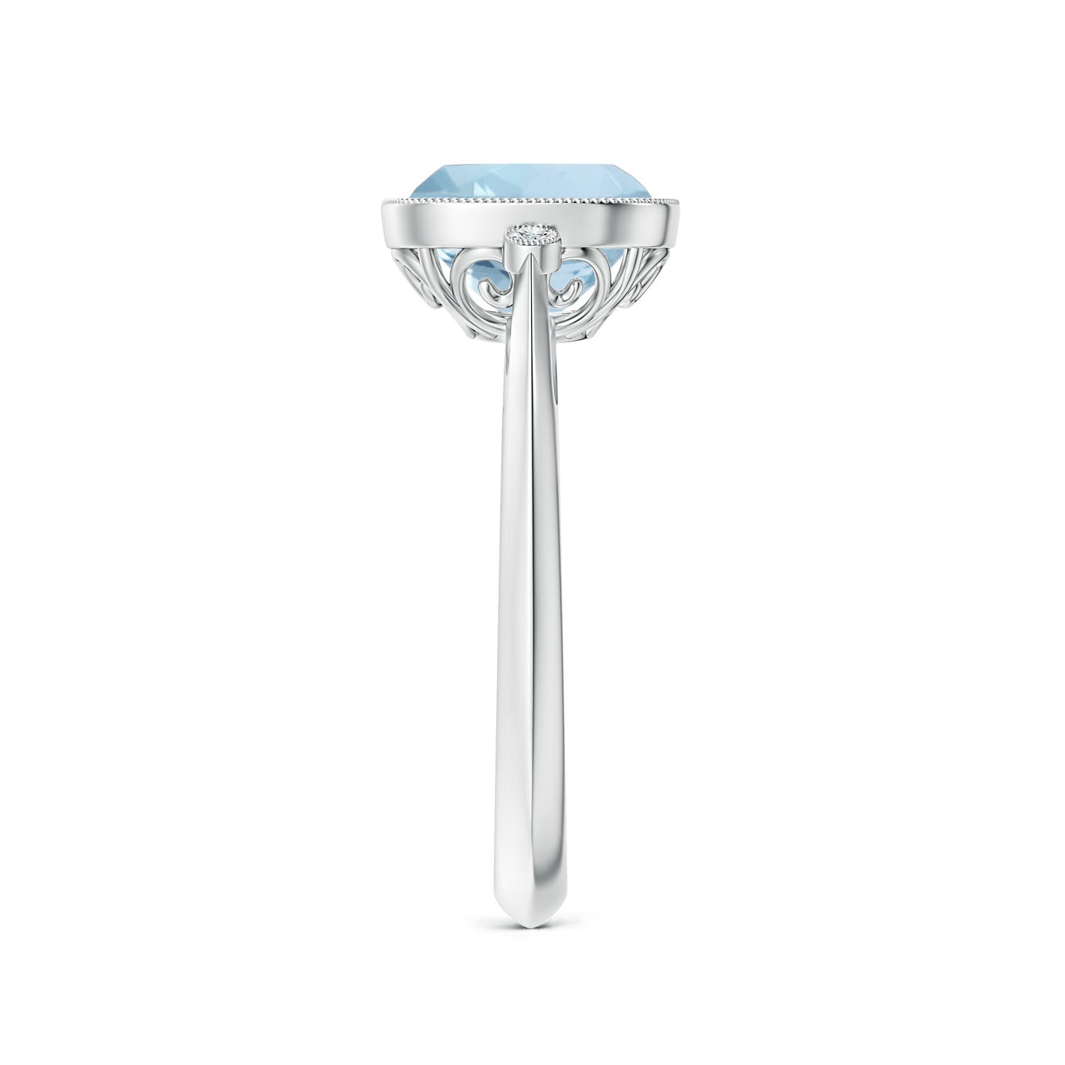 AA - Aquamarine / 1.99 CT / 14 KT White Gold