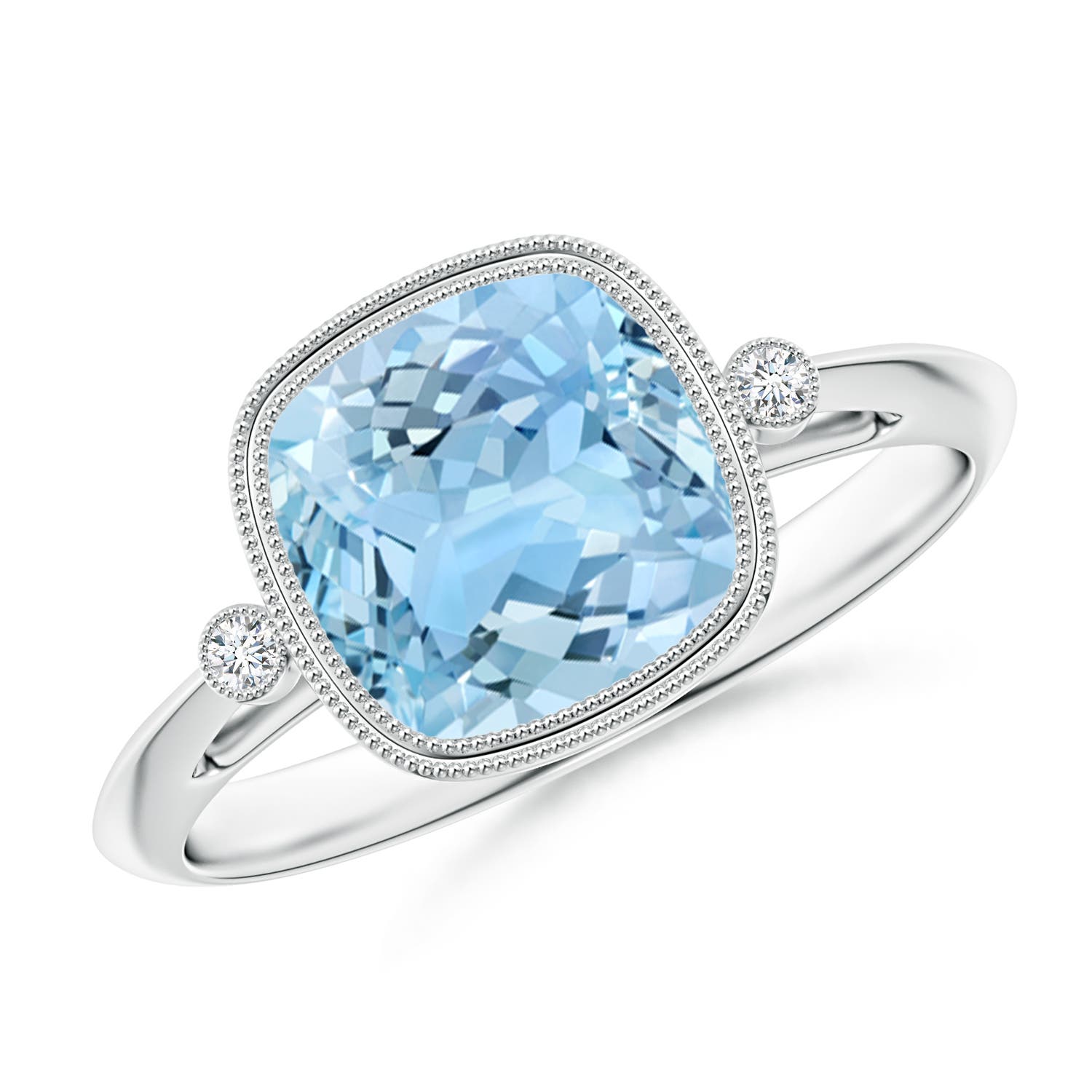 AAAA - Aquamarine / 1.99 CT / 14 KT White Gold