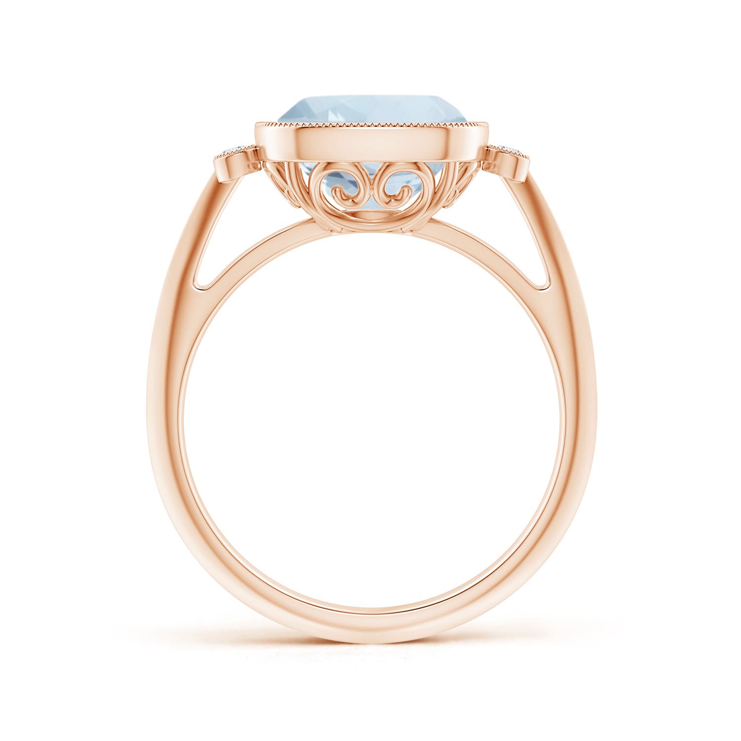 A - Aquamarine / 2.74 CT / 14 KT Rose Gold