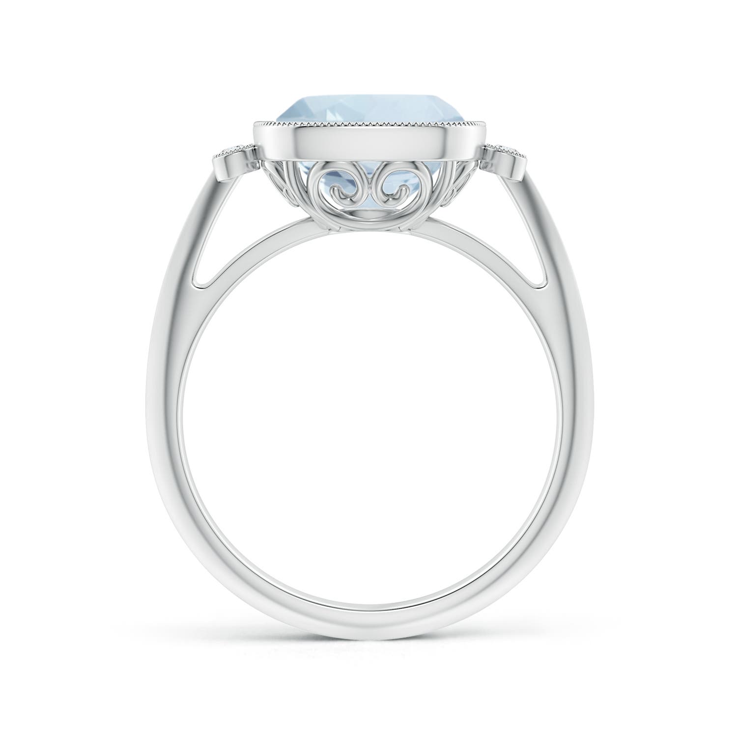 A - Aquamarine / 2.74 CT / 14 KT White Gold