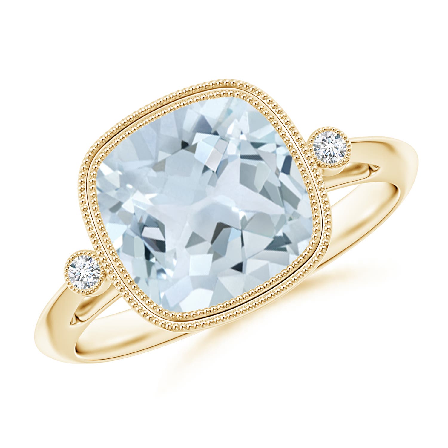 A - Aquamarine / 2.74 CT / 14 KT Yellow Gold