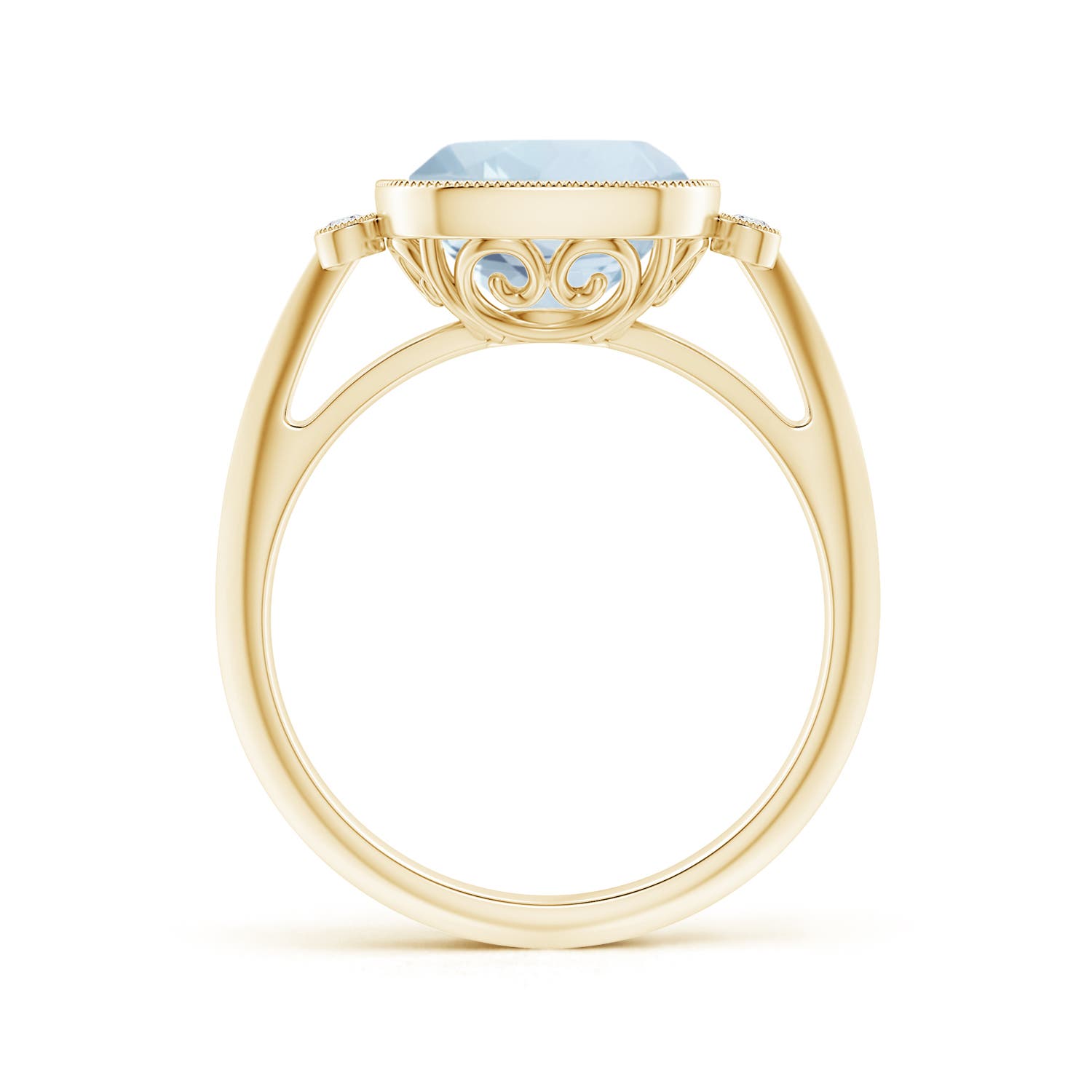 A - Aquamarine / 2.74 CT / 14 KT Yellow Gold