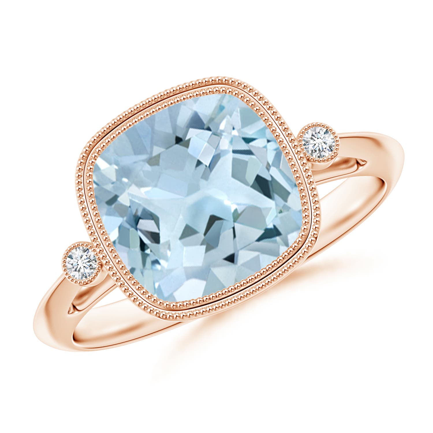 AA - Aquamarine / 2.74 CT / 14 KT Rose Gold