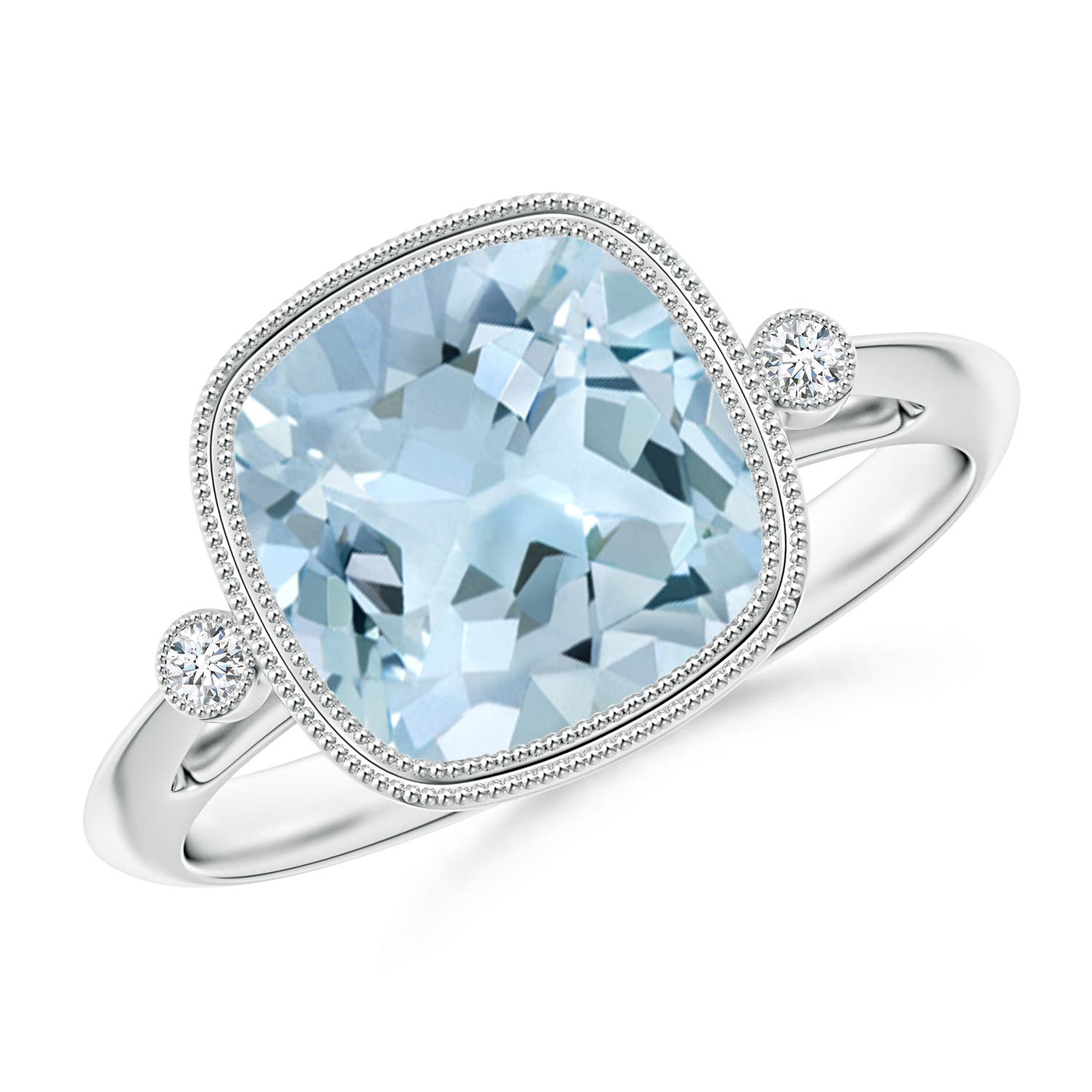 AA - Aquamarine / 2.74 CT / 14 KT White Gold