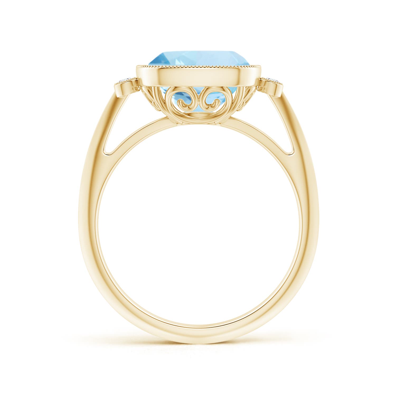 AAA - Aquamarine / 2.74 CT / 14 KT Yellow Gold