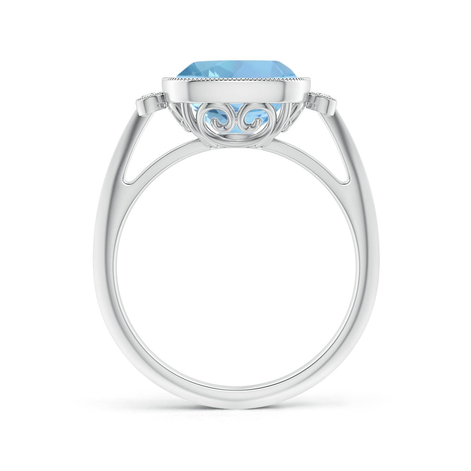 AAAA - Aquamarine / 2.74 CT / 14 KT White Gold